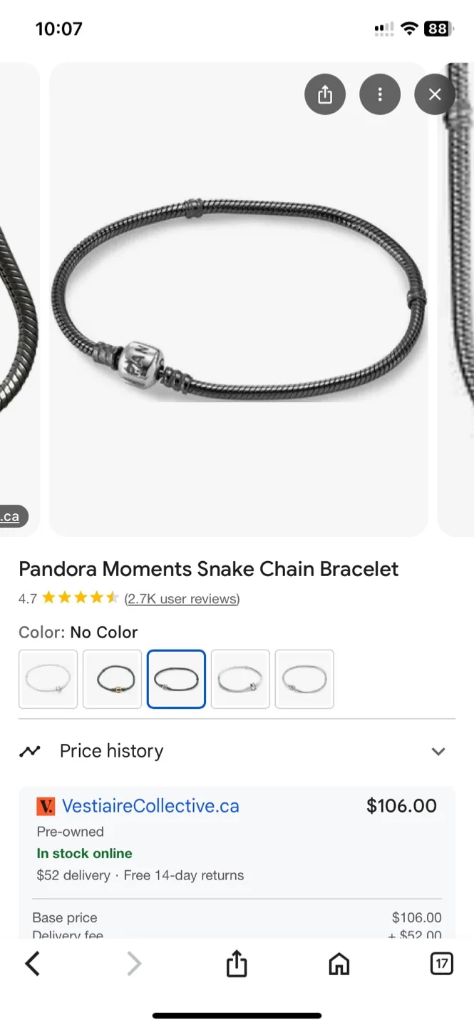 Pandora Charm Bracelet with Box thumbnail