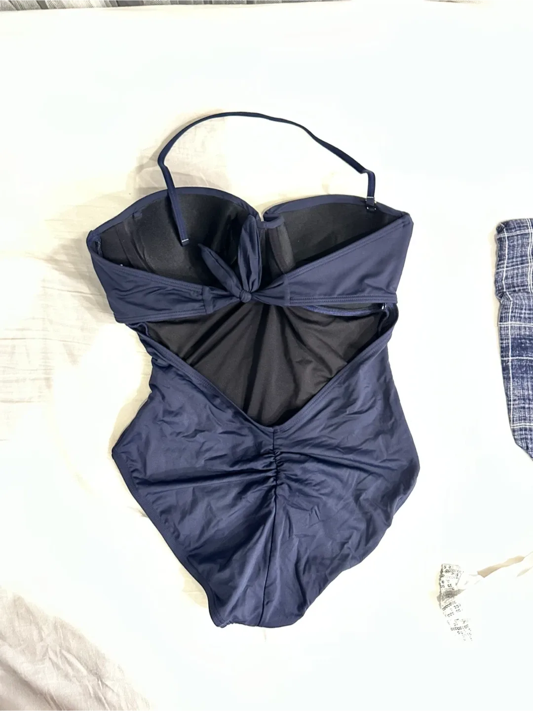 Kate Spade Navy Blue Swimsuit image indicator(2)