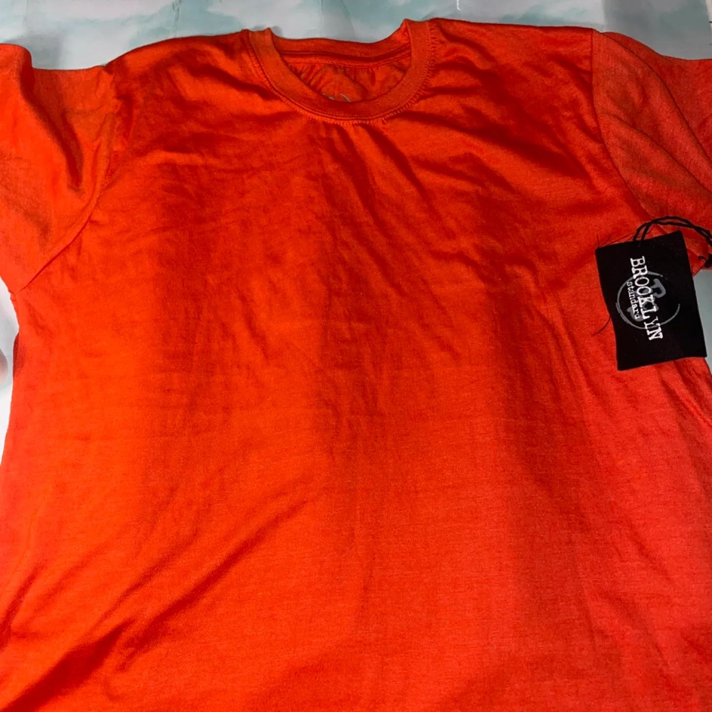 women's Xl New orange Brooklyn tee and New 1x shorts thumbnail