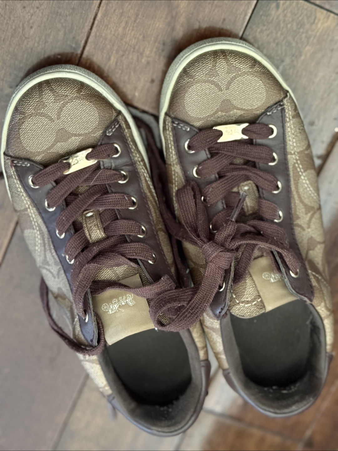 Coach Brown Signature Sneakers