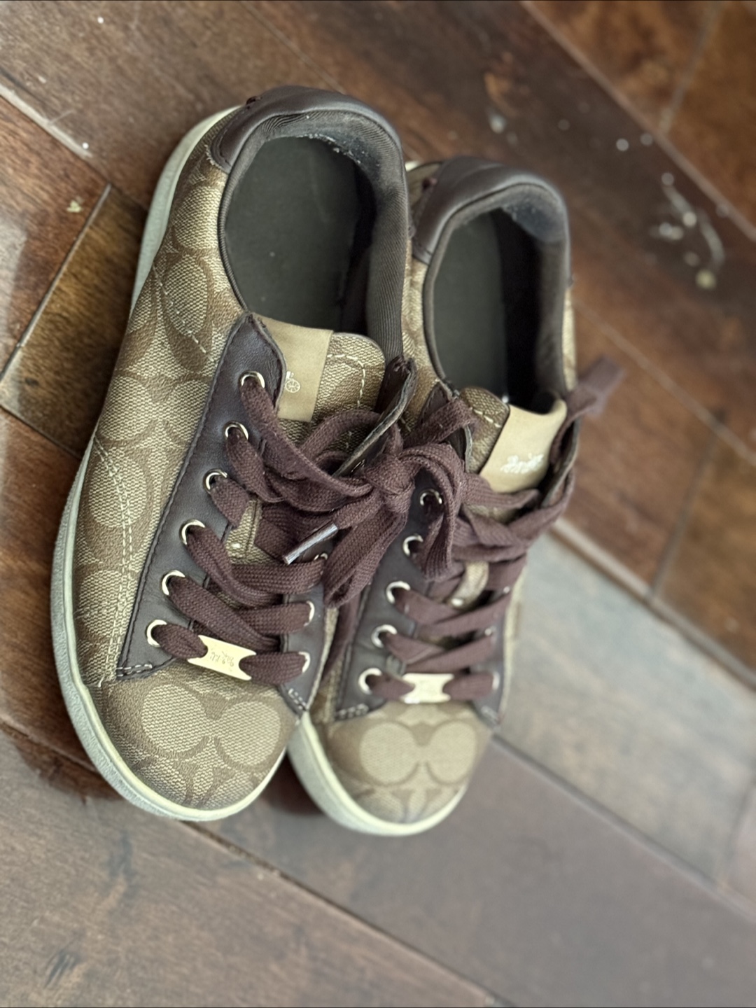 Coach Brown Signature Sneakers - photo 3