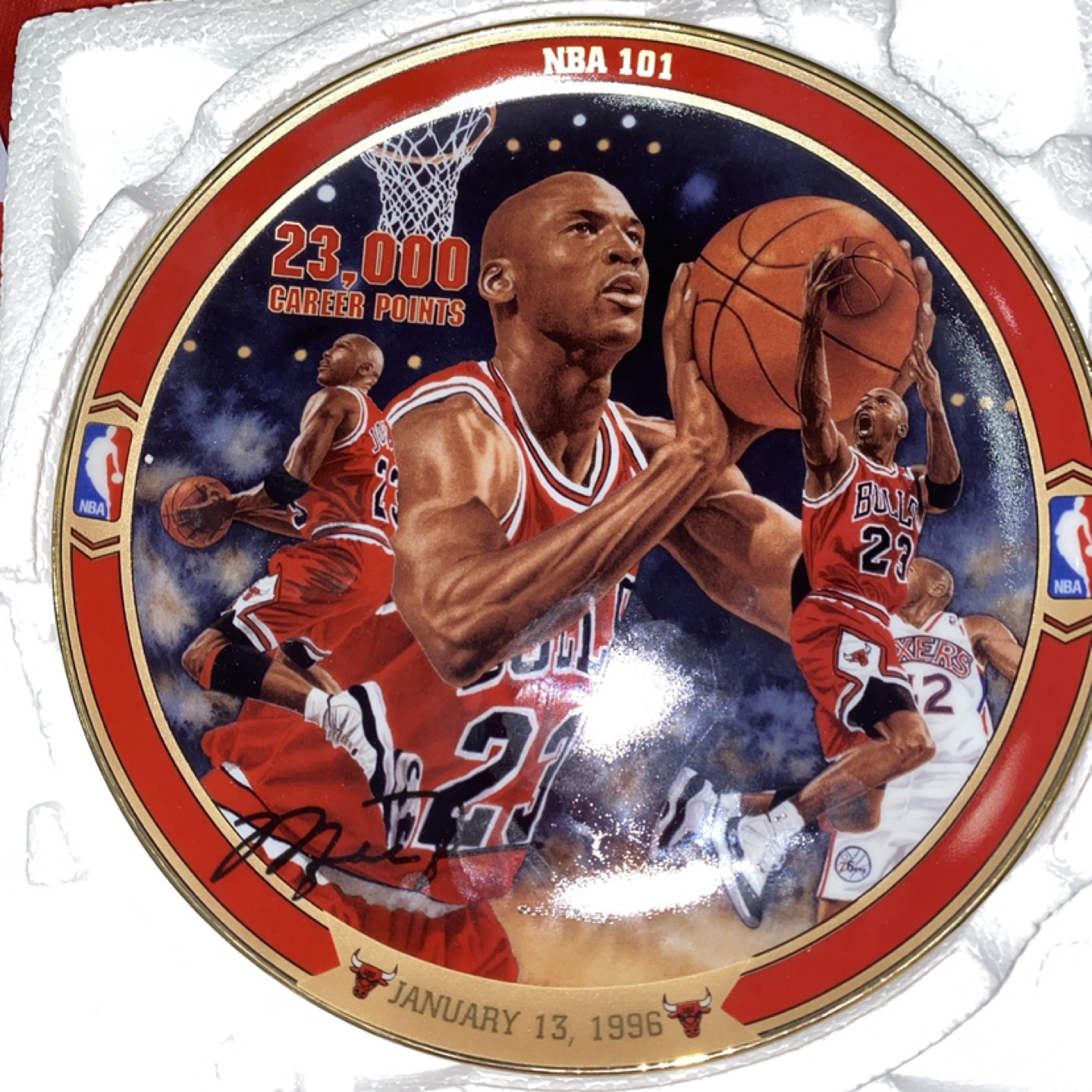 Michael Jordan NBA 101 Collector Plate - photo 4