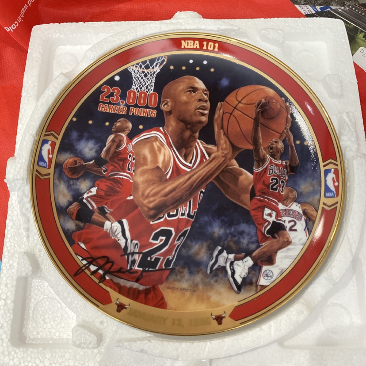 Michael Jordan NBA 101 Collector Plate