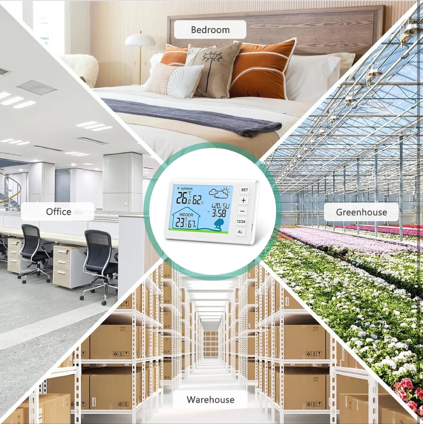 Wireless Weather Station with Remote Sensor image indicator(9)