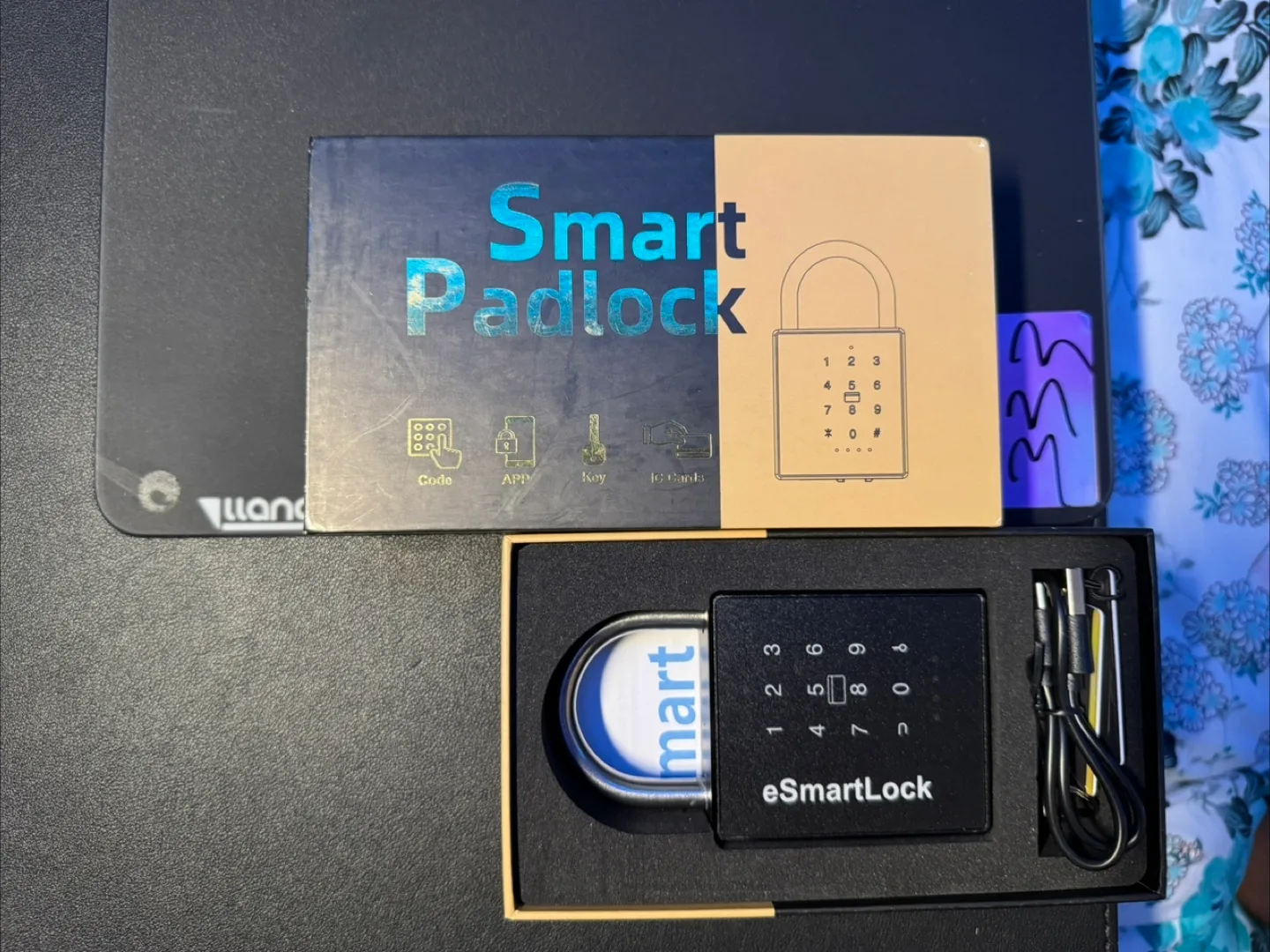 eSmartLock Combination Lock Outdoor Password Padlock thumbnail