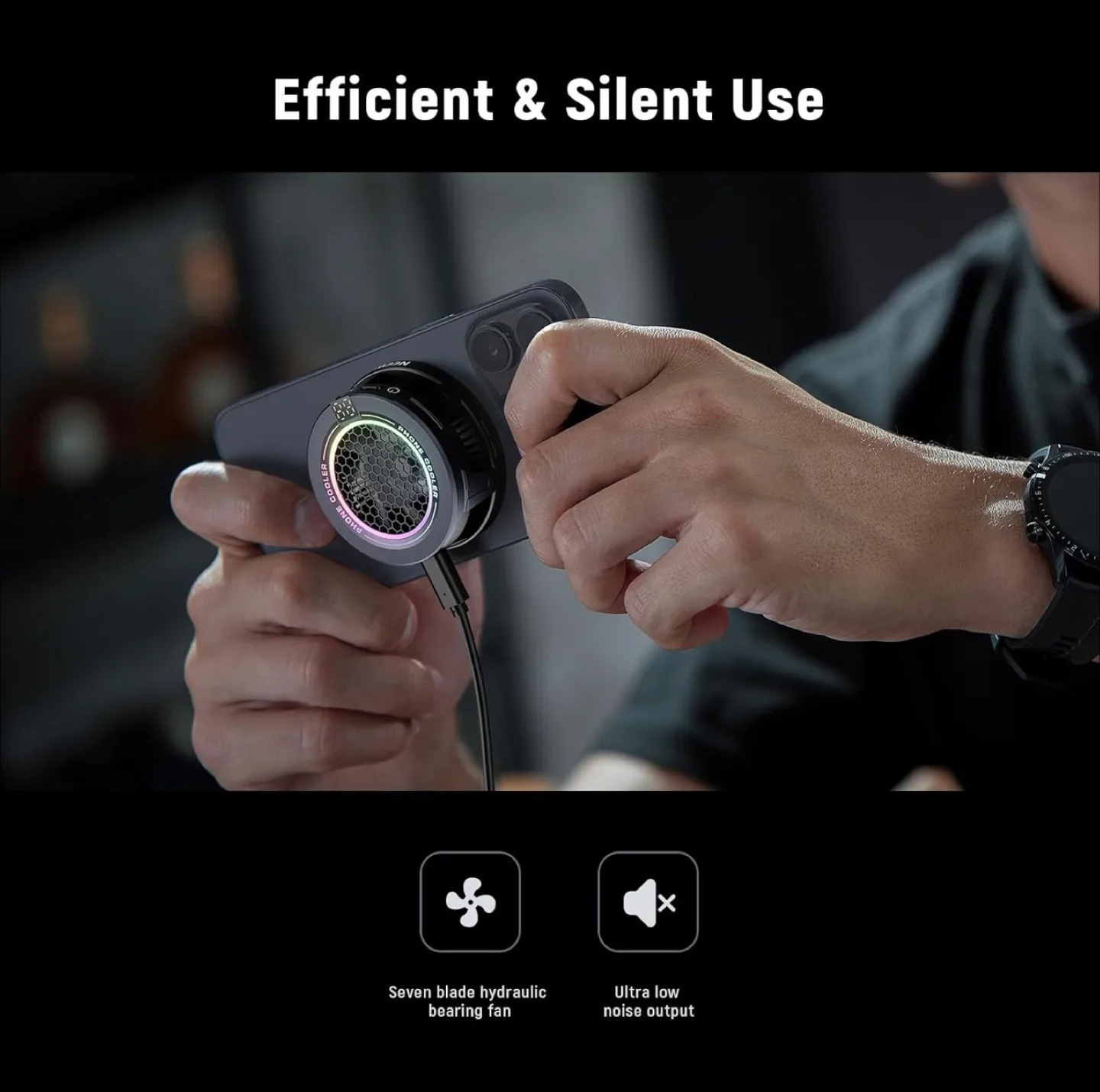 NEEWER Basics Magnetic Phone Cooler PA069 - Like New! image indicator(7)