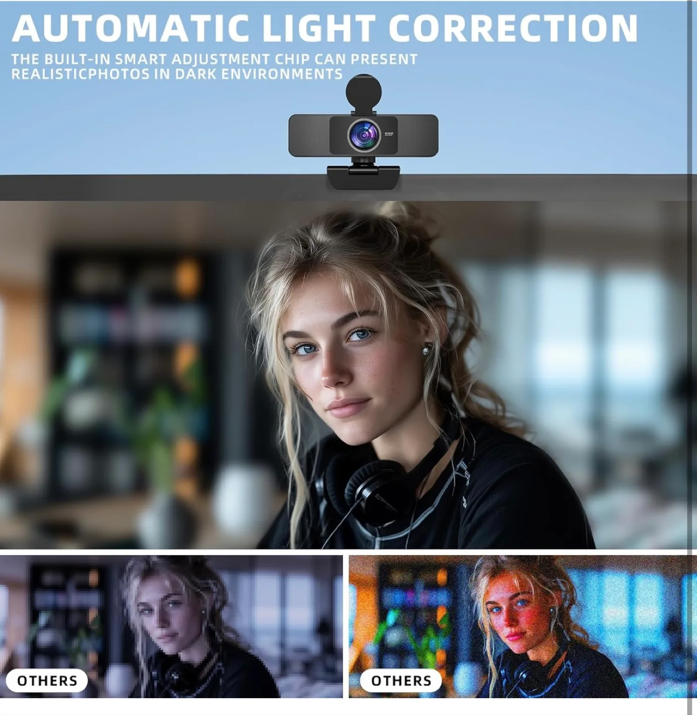 4K Webcam with Auto Focus - New in Box! image indicator(4)