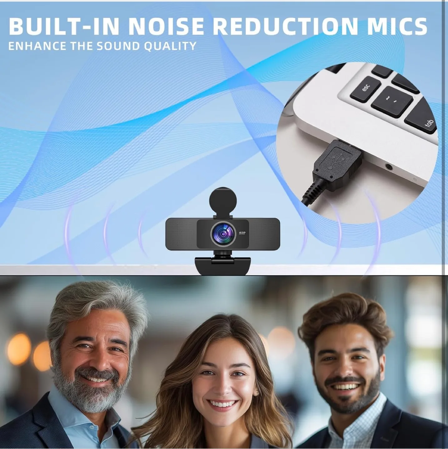 4K Webcam with Auto Focus - New in Box! image indicator(5)