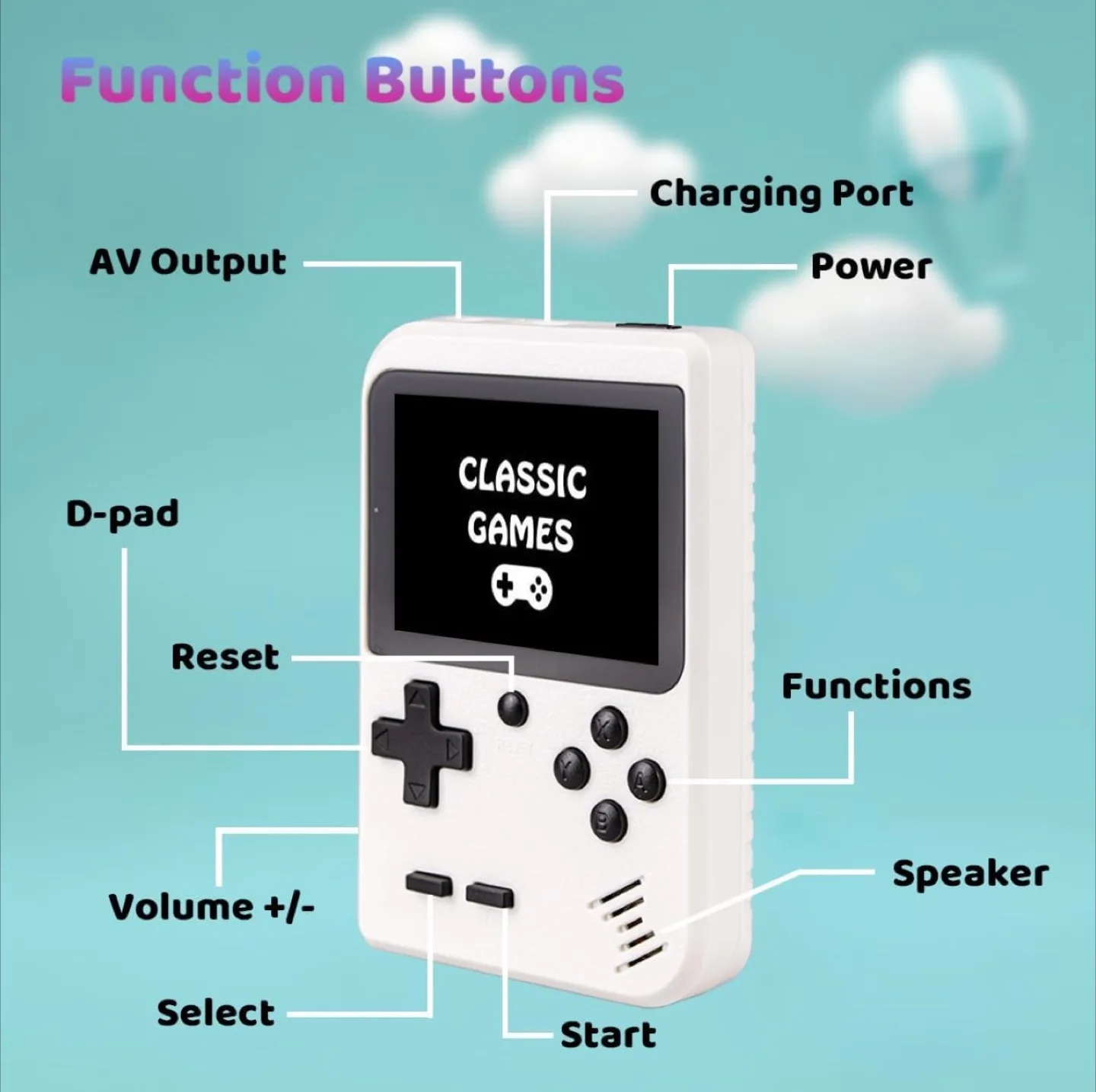 Handheld Game Console - 400 Games image indicator(5)