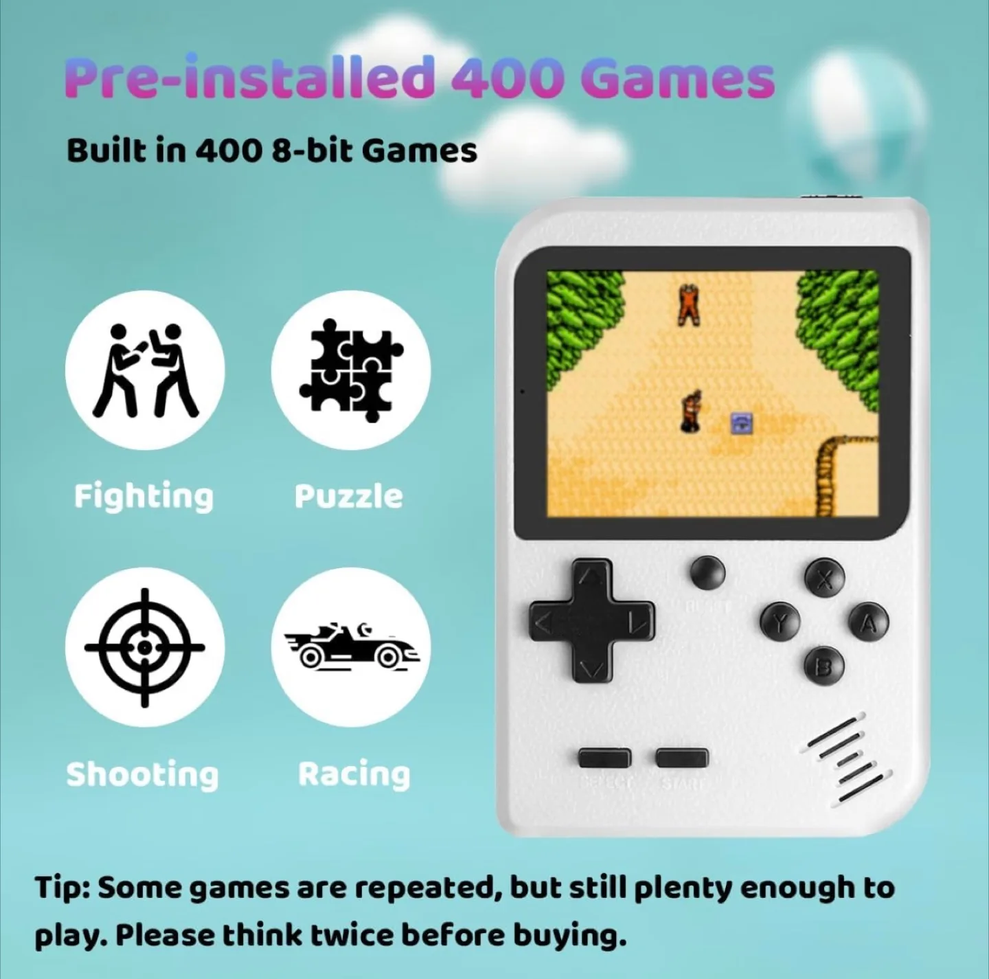 Handheld Game Console - 400 Games image indicator(4)