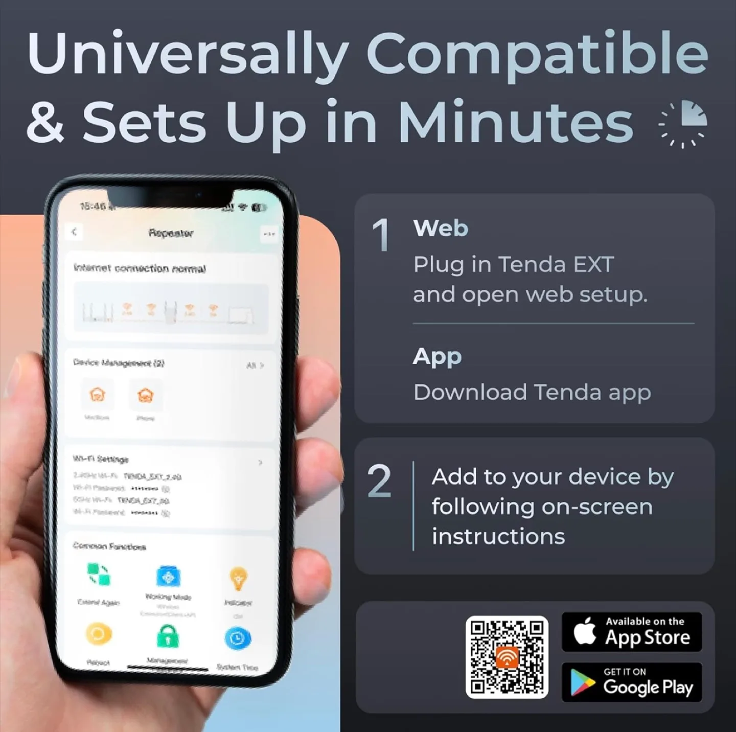 Tenda AC1200 Dual-Band WiFi Range Extender - New in Box image indicator(8)