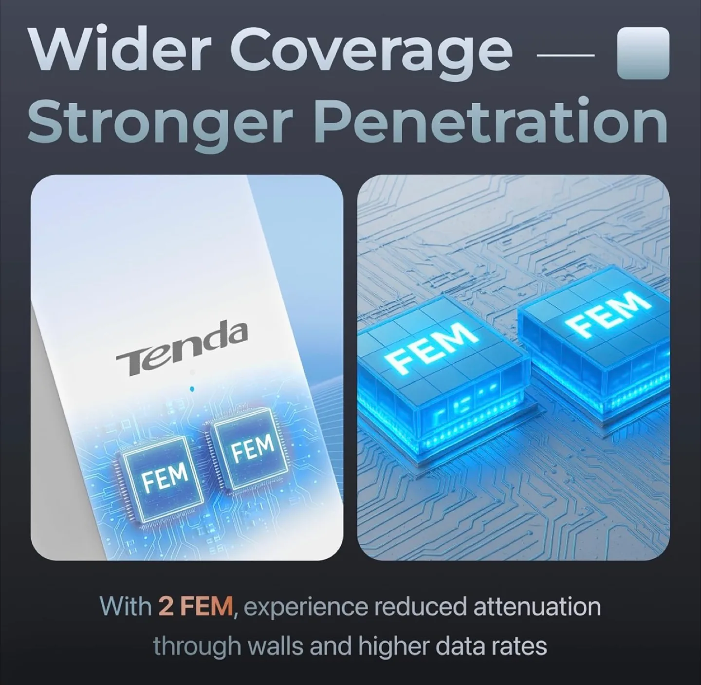 Tenda AC1200 Dual-Band WiFi Range Extender - New in Box image indicator(7)