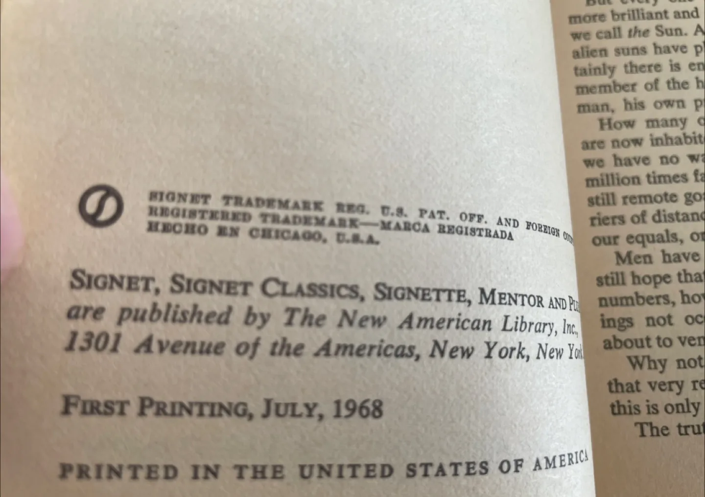 2001: A Space Odyssey First Edition Paperback Book image indicator(4)