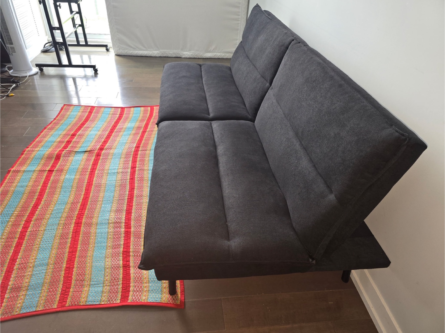 Black Futon Sofa Bed - photo 2