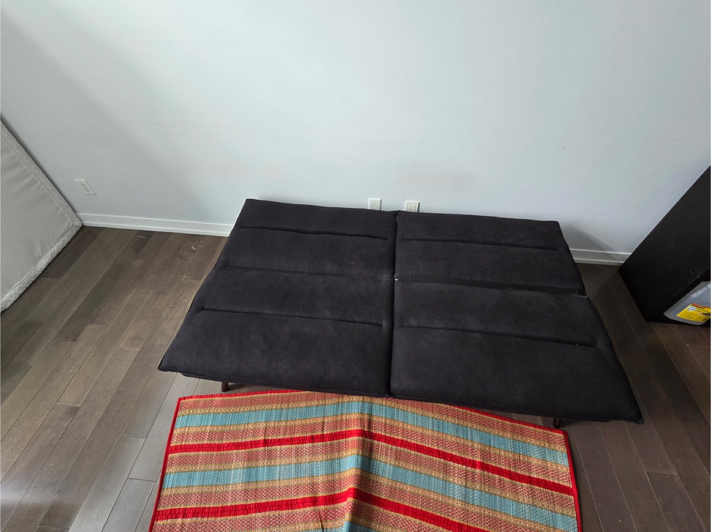 Black Futon Sofa Bed - photo 5