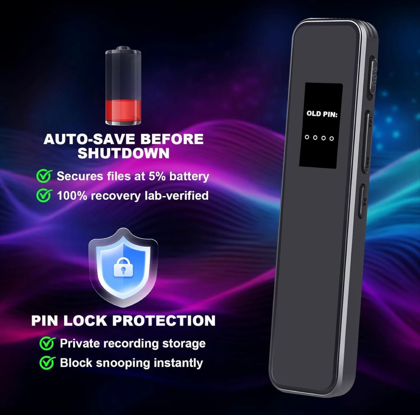 CJC Digital Voice Recorder - Like New! image indicator(6)