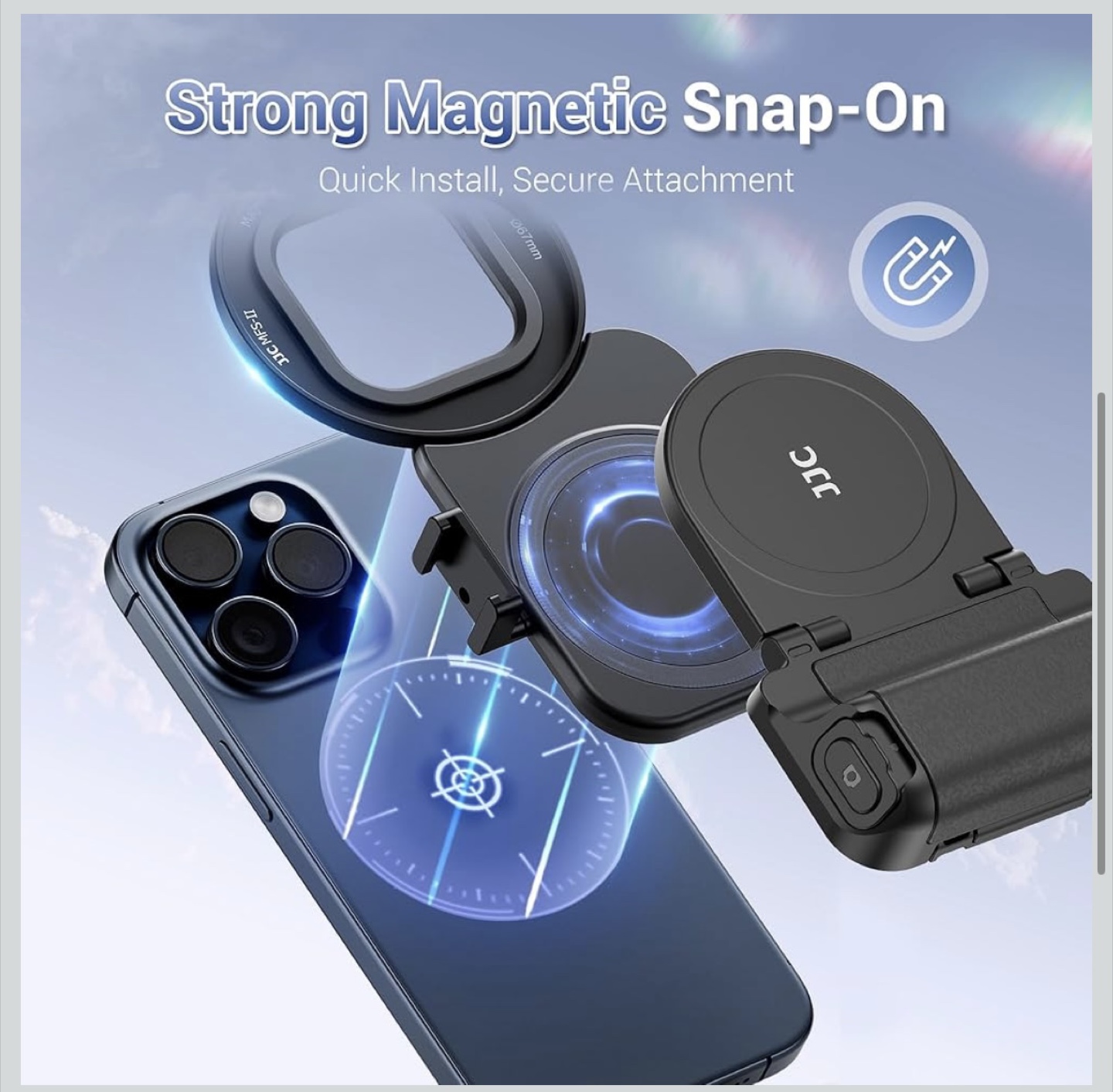 JJC Magnetic Phone Grip & Lens Filter Adapter - photo 5