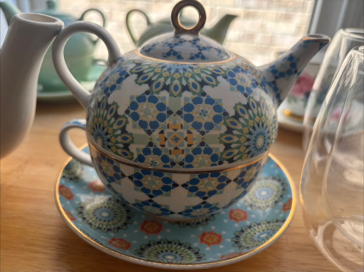 Tea for One Set - Teapot, Cup, Saucer thumbnail