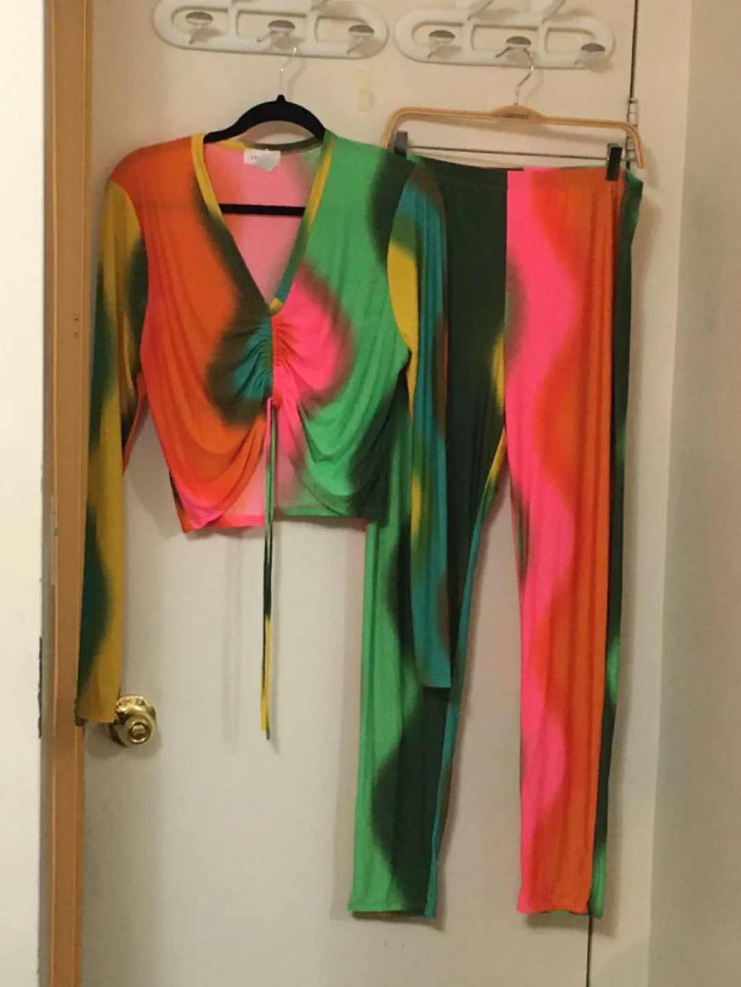 1X Tie Dye Long Sleeve Top & Pant Set thumbnail