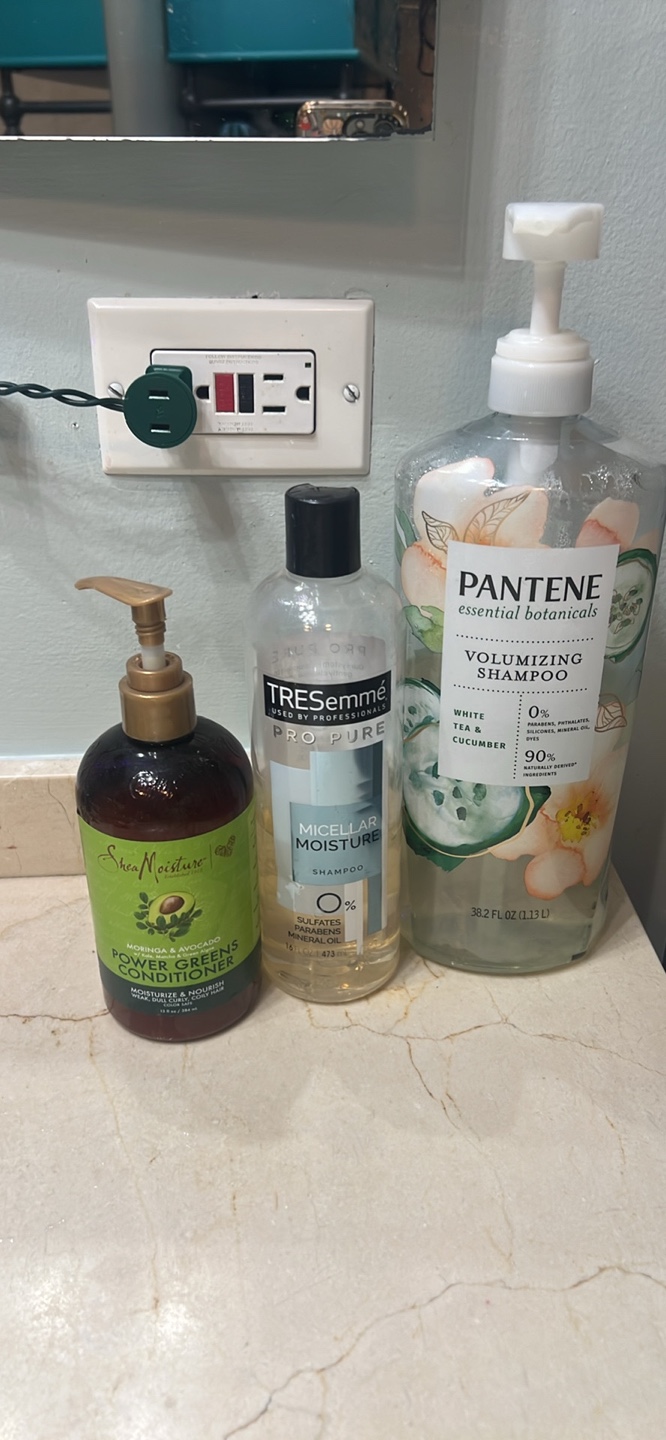 Shampoo Bundle: Shea Moisture, Tresemme, Pantene
