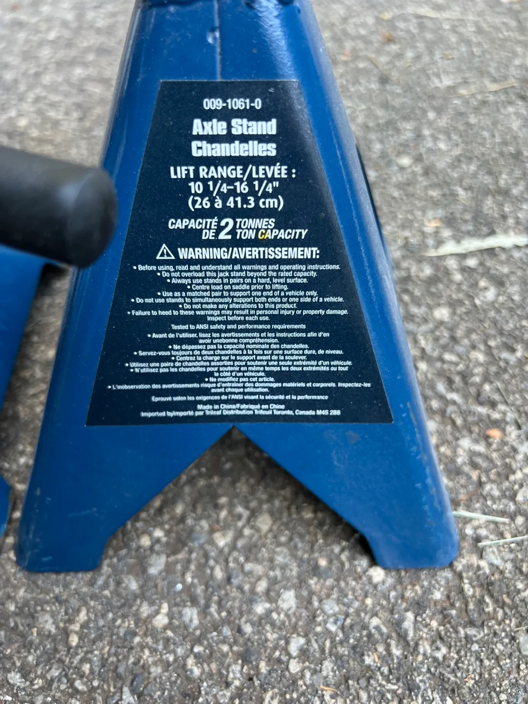 2 Ton Axle Stands - Pair image indicator(4)