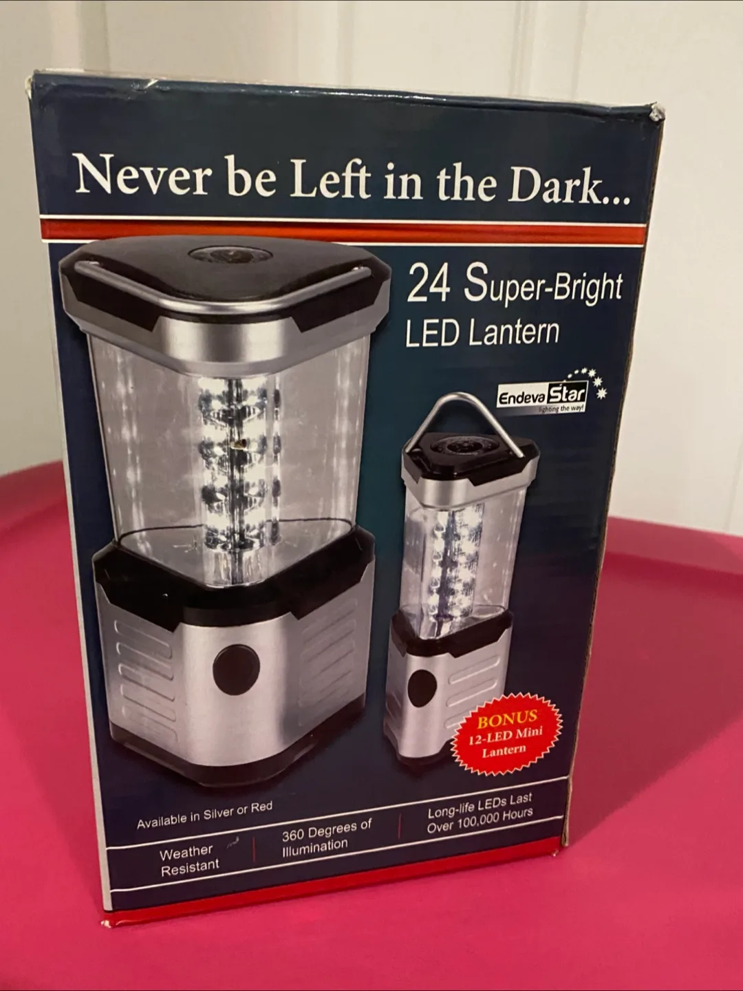 EndevaStar 24 LED Lantern + 12 LED Mini Lantern thumbnail