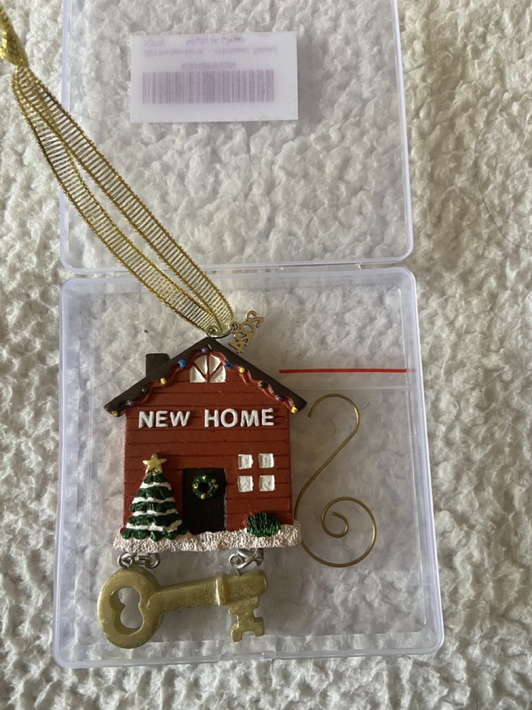 New Home Ornament with Key