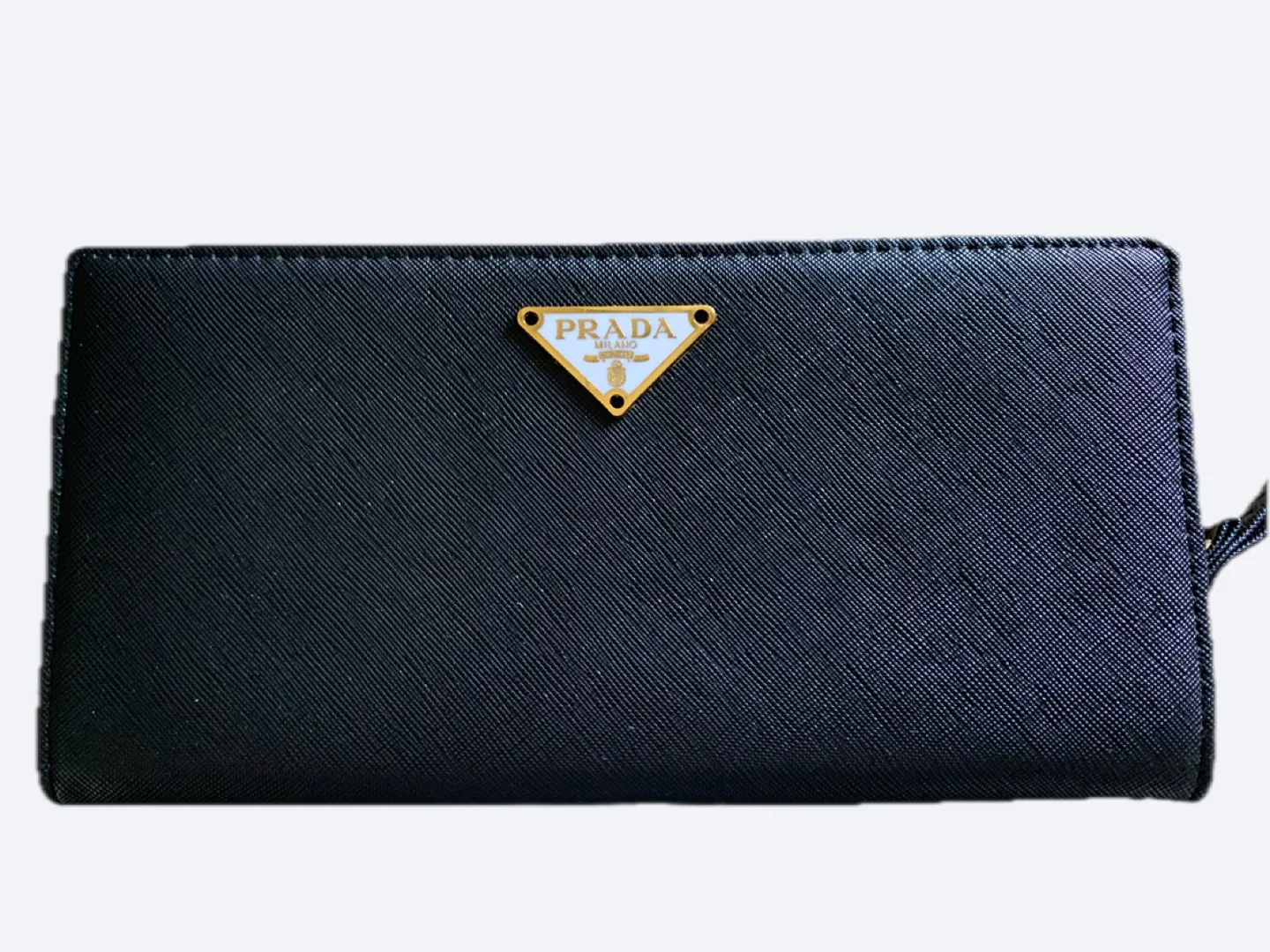 Prada Black Saffiano Leather Wallet thumbnail