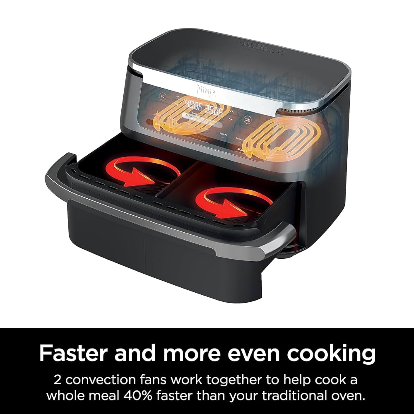Ninja Foodi FlexBasket Air Fryer with  (11 qt.) MegaZone - photo 3