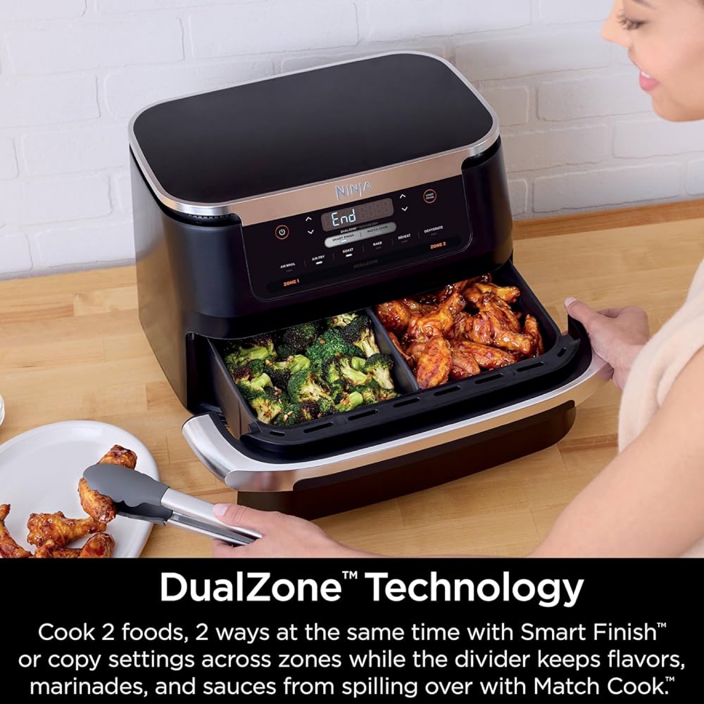 Ninja Foodi FlexBasket Air Fryer with  (11 qt.) MegaZone - photo 4