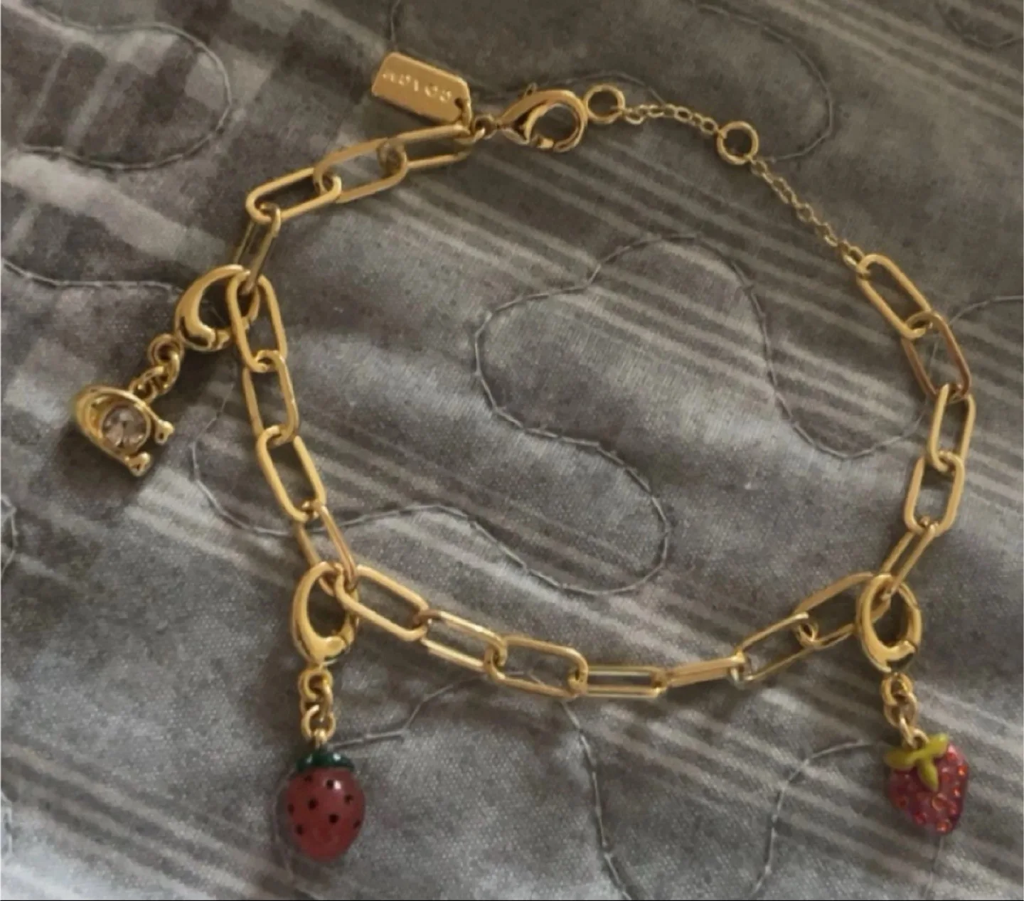 Coach Gold Charm Bracelet thumbnail