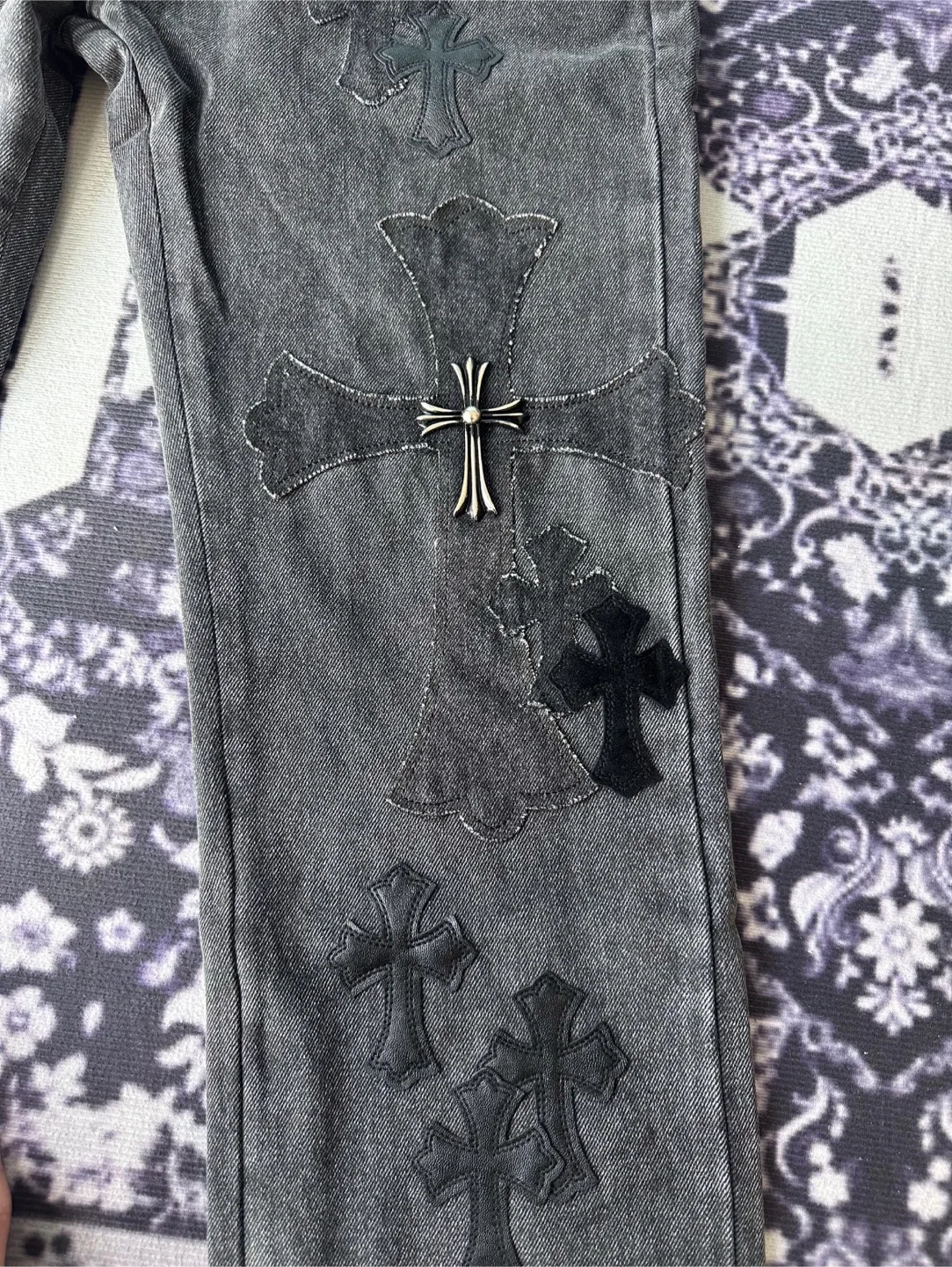 Chrome Hearts Denim Tailored Jeans image indicator(3)