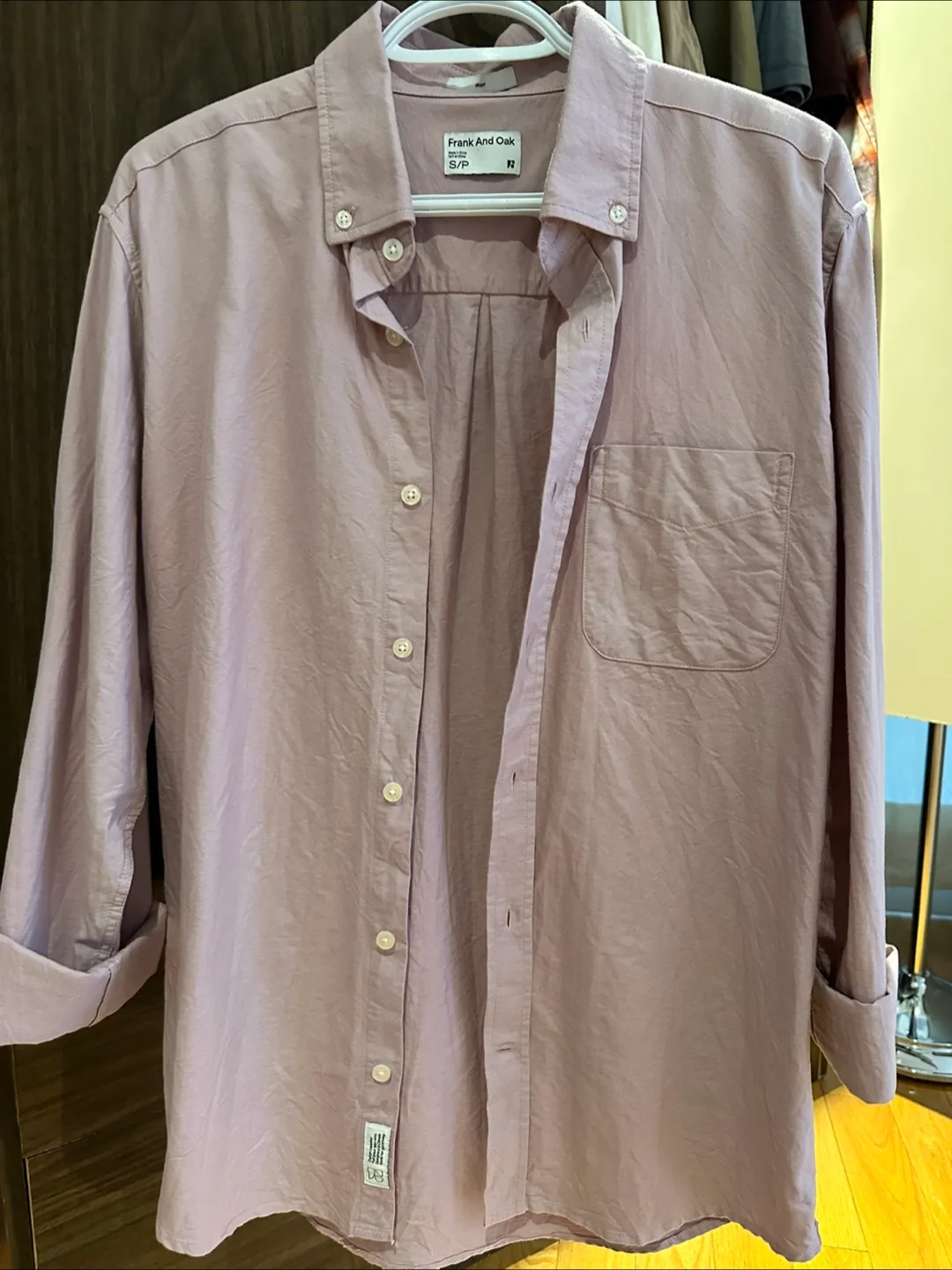Frank And Oak Button-Up Shirt Size S thumbnail