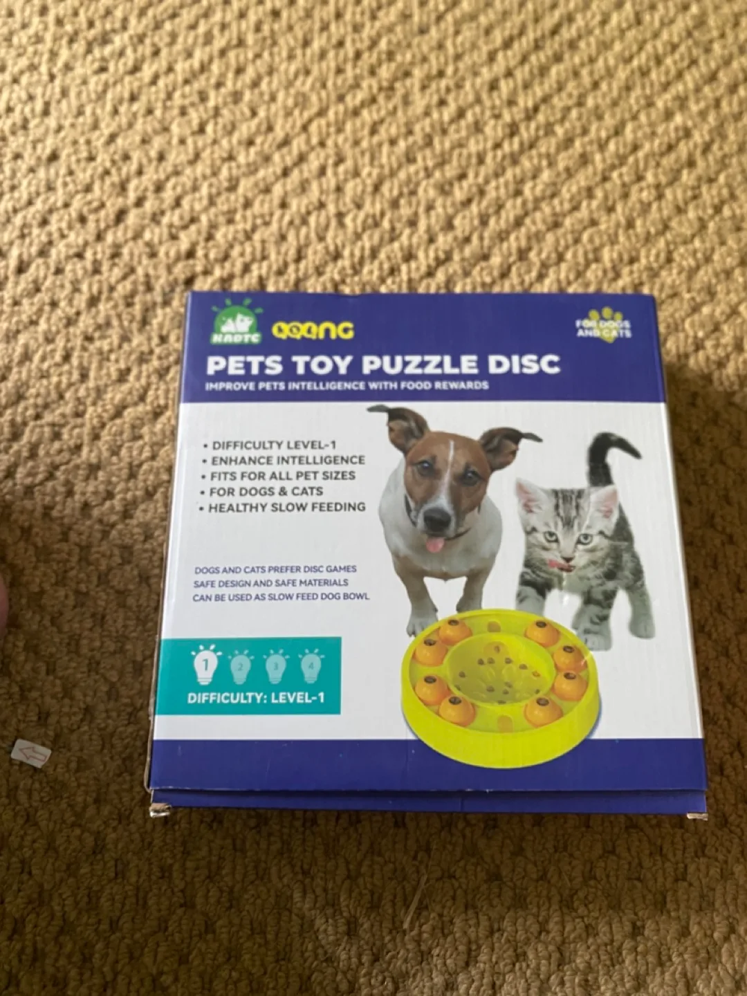 New Nootie Goang Pets Toy Puzzle Disc image indicator(2)