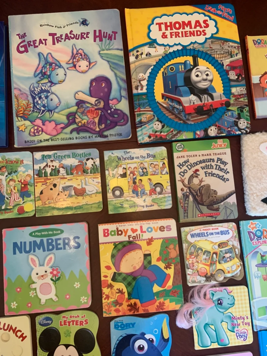 Kids' Books Lot - Dora, Elmo, Disney, and More! image indicator(8)