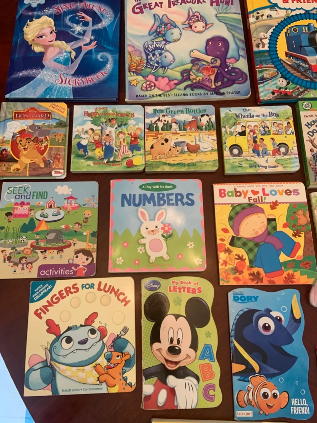 Kids' Books Lot - Dora, Elmo, Disney, and More! image indicator(5)