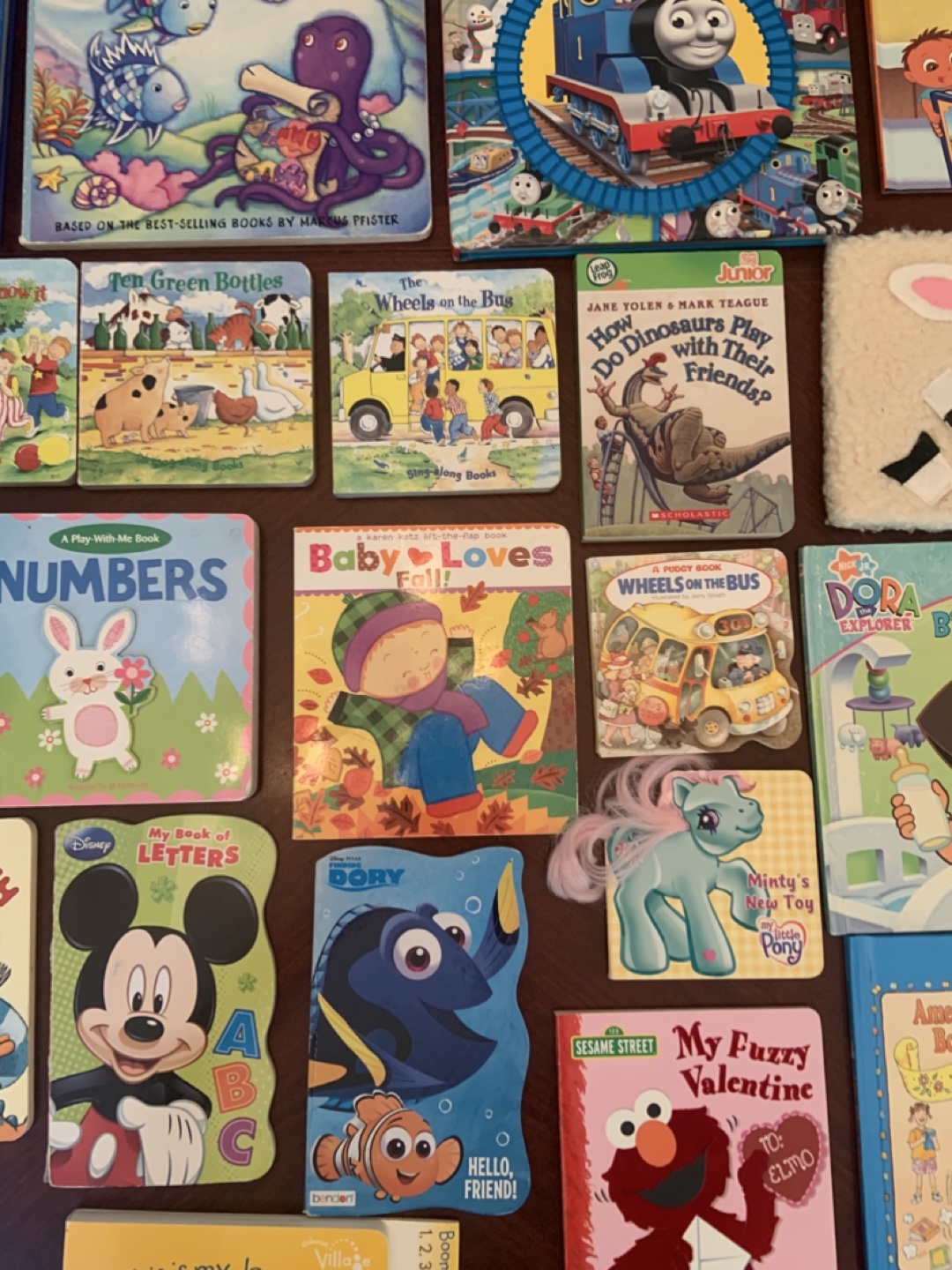 Kids' Books Lot - Dora, Elmo, Disney, and More!