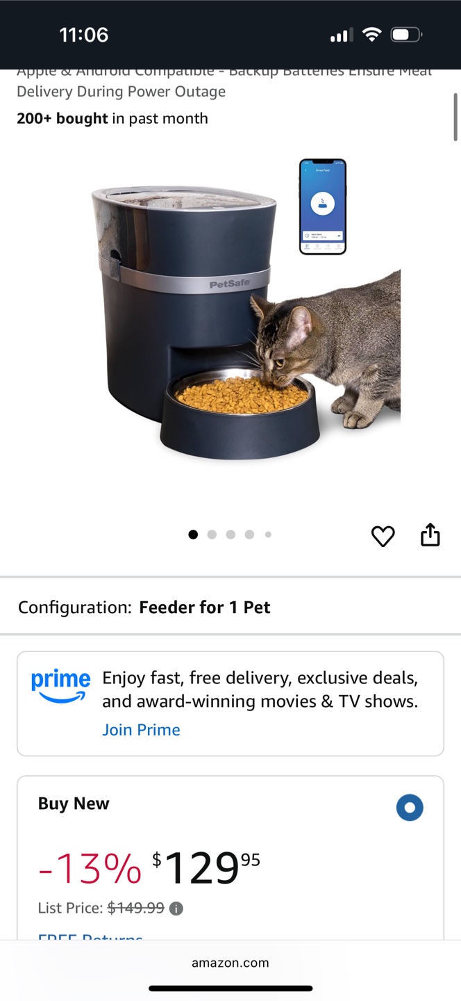 PetSafe Automatic Pet Dry Food Feeder - photo 2
