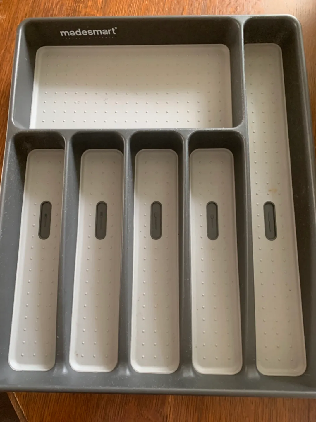 madesmart Grey Cutlery Drawer Organizer thumbnail