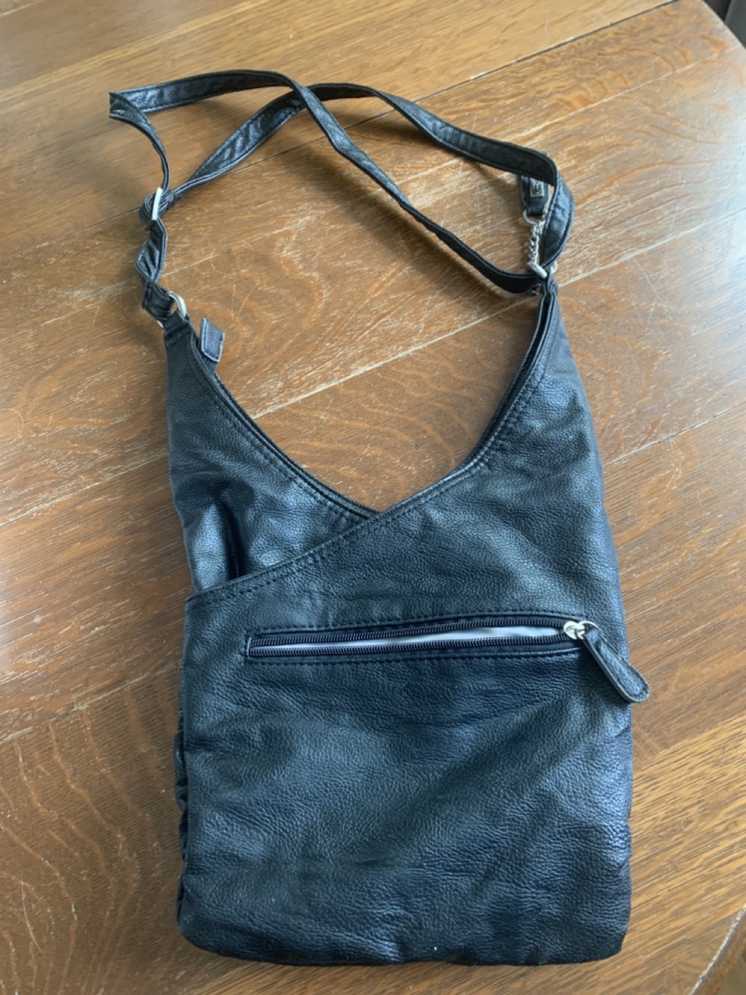 Black Crossbody Bag Leather - photo 3