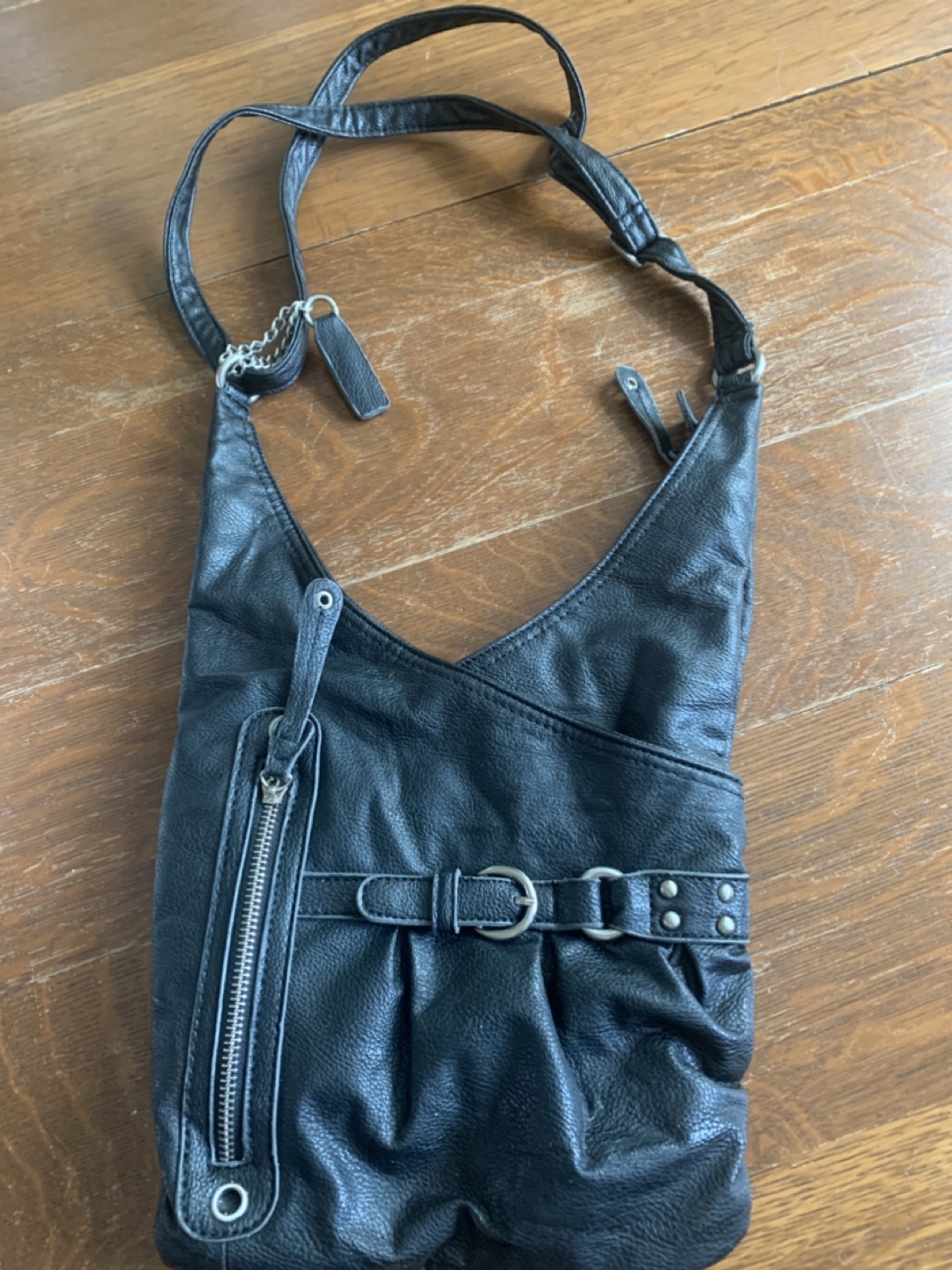 Black Crossbody Bag Leather