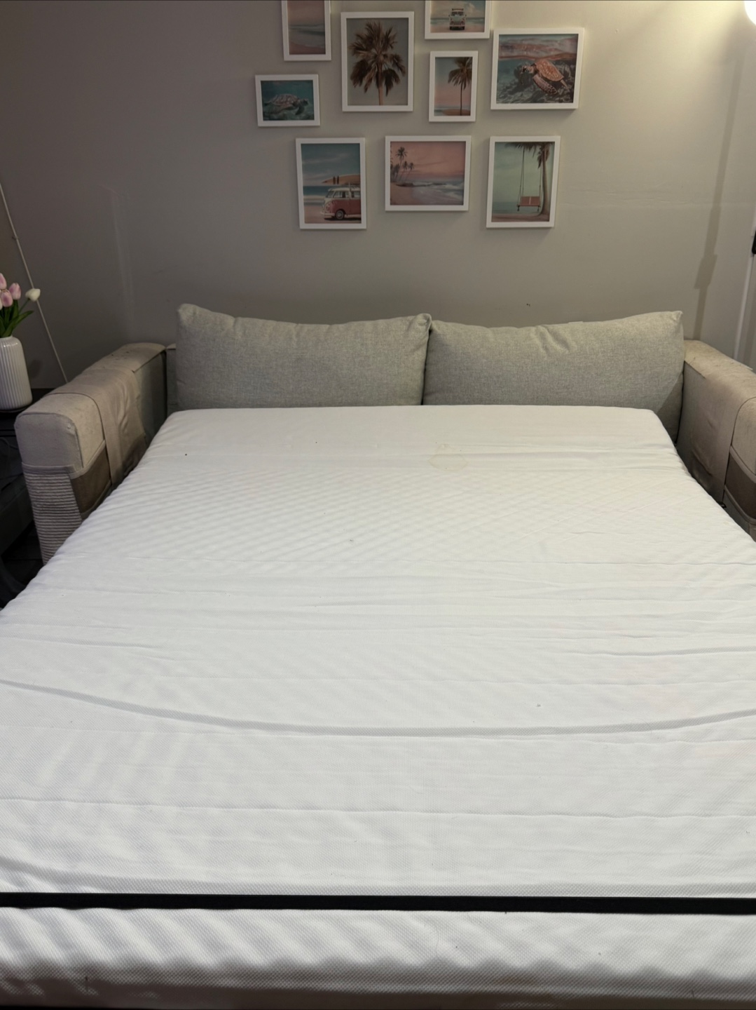 Sofa bed - Light grey - photo 3