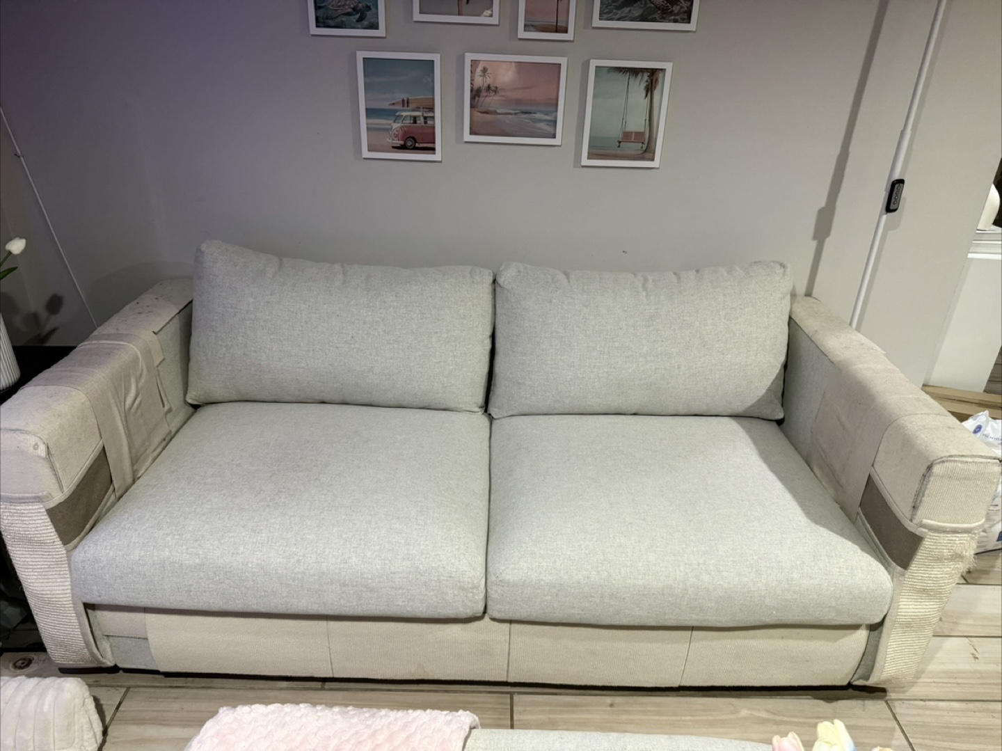Sofa bed - Light grey