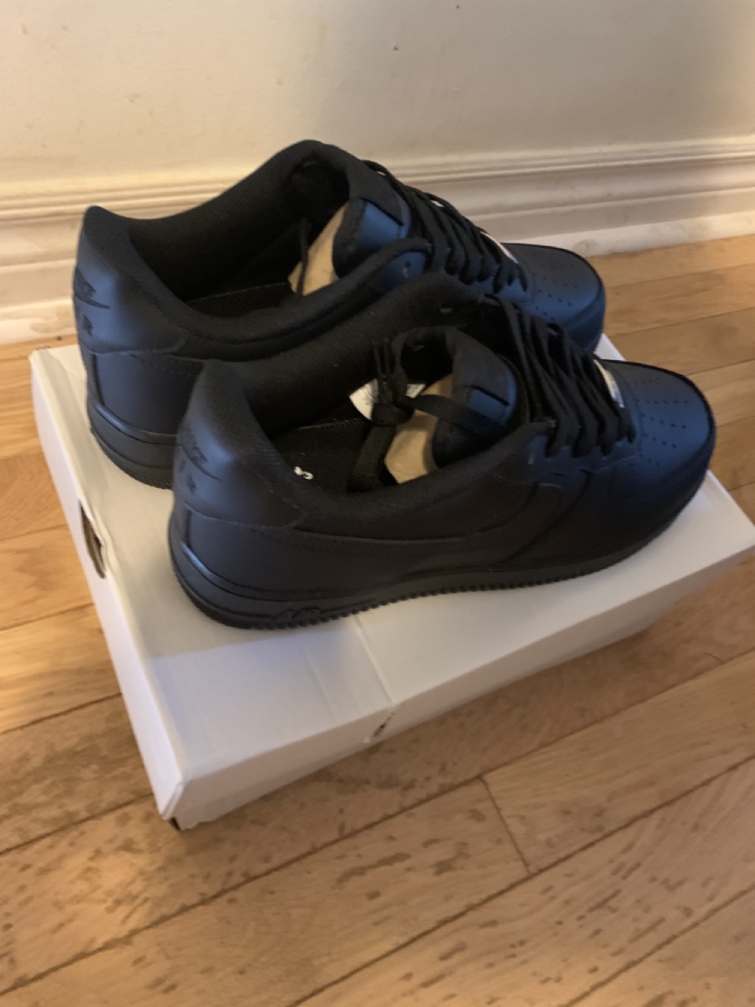 Nike Air Force 1 '07 Triple Black - Size 12 - photo 4