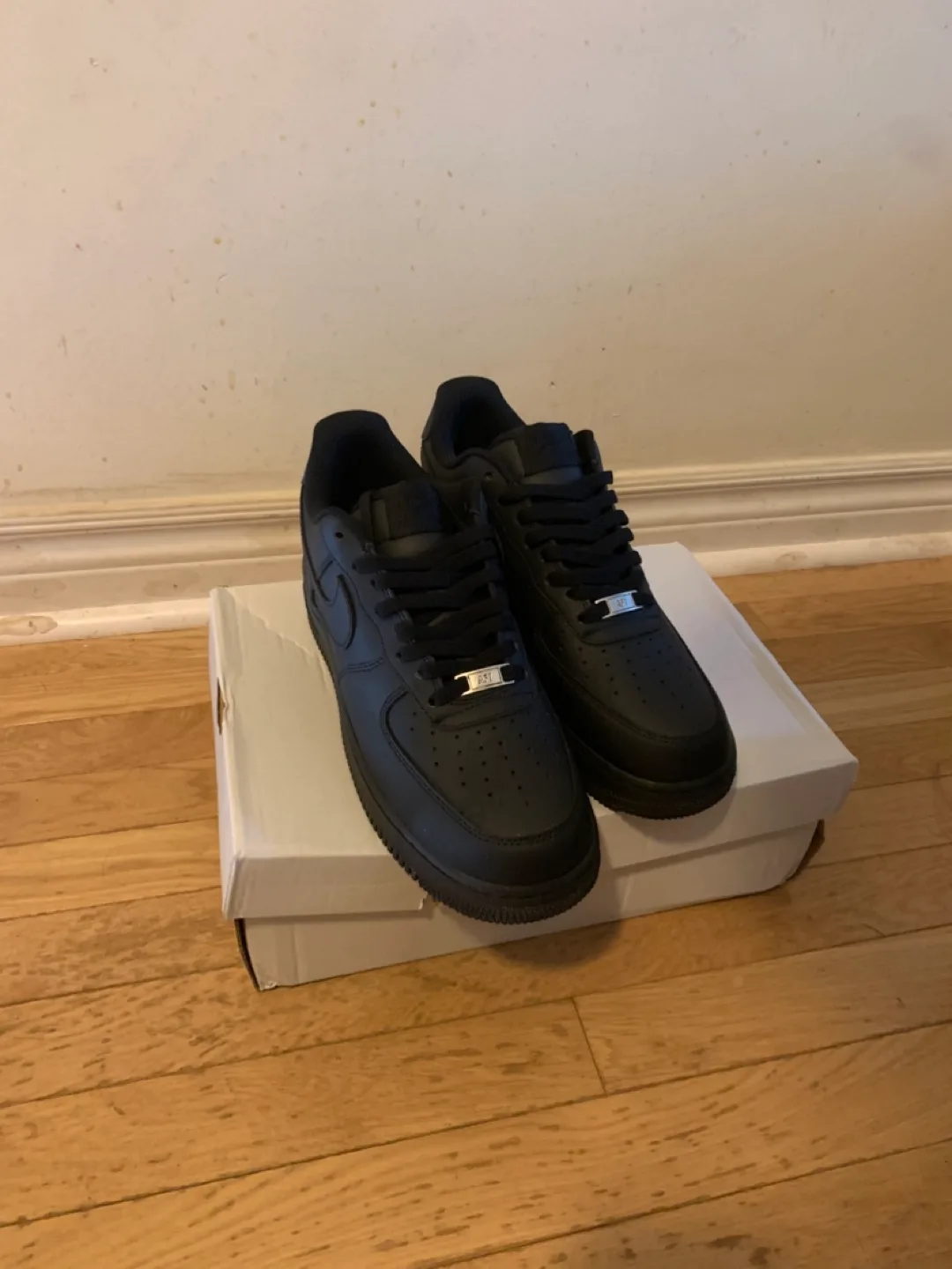 Nike Air Force 1 '07 Triple Black - Size 12