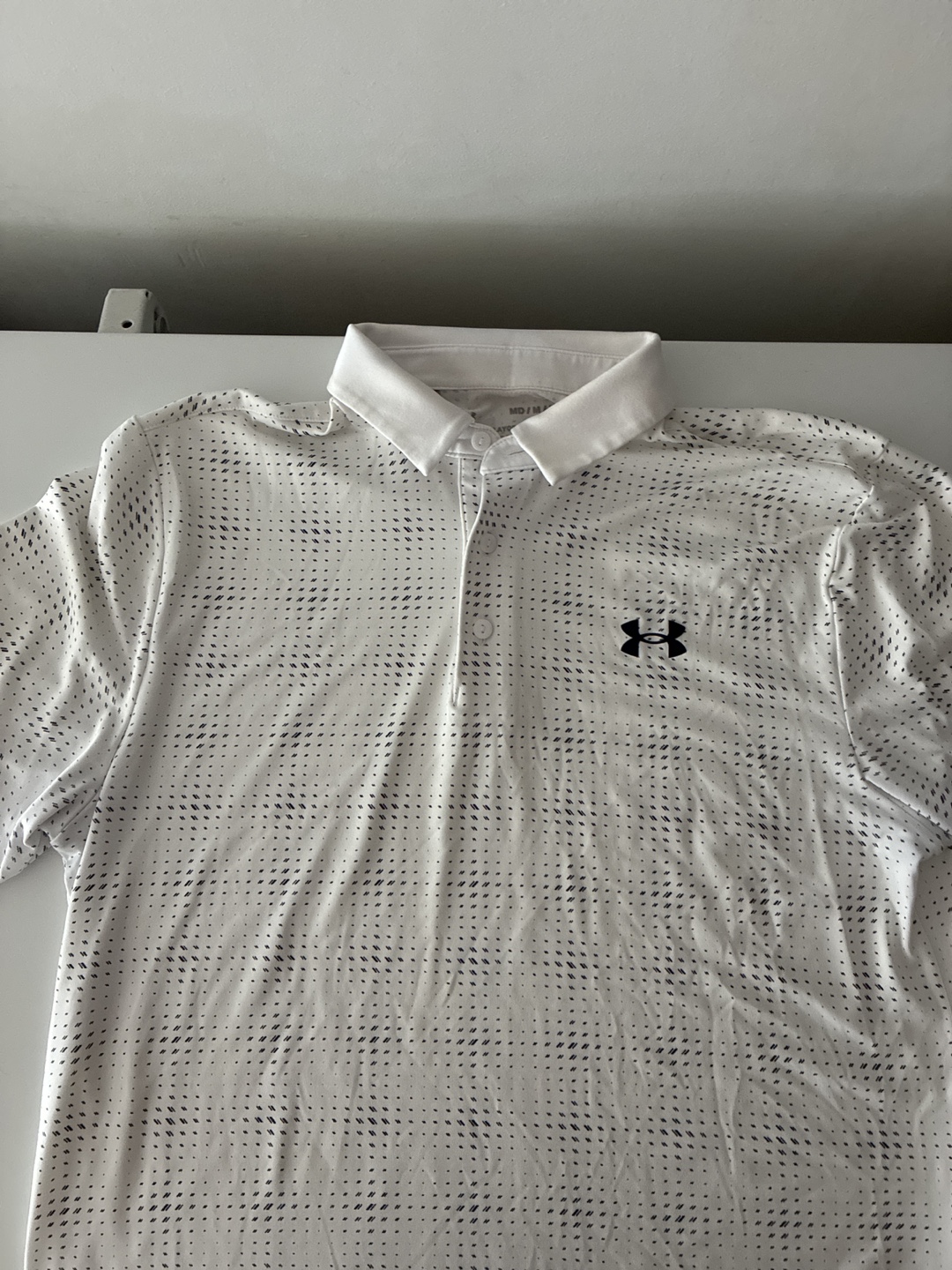 Under Armour Playoff Polo - White, Size M