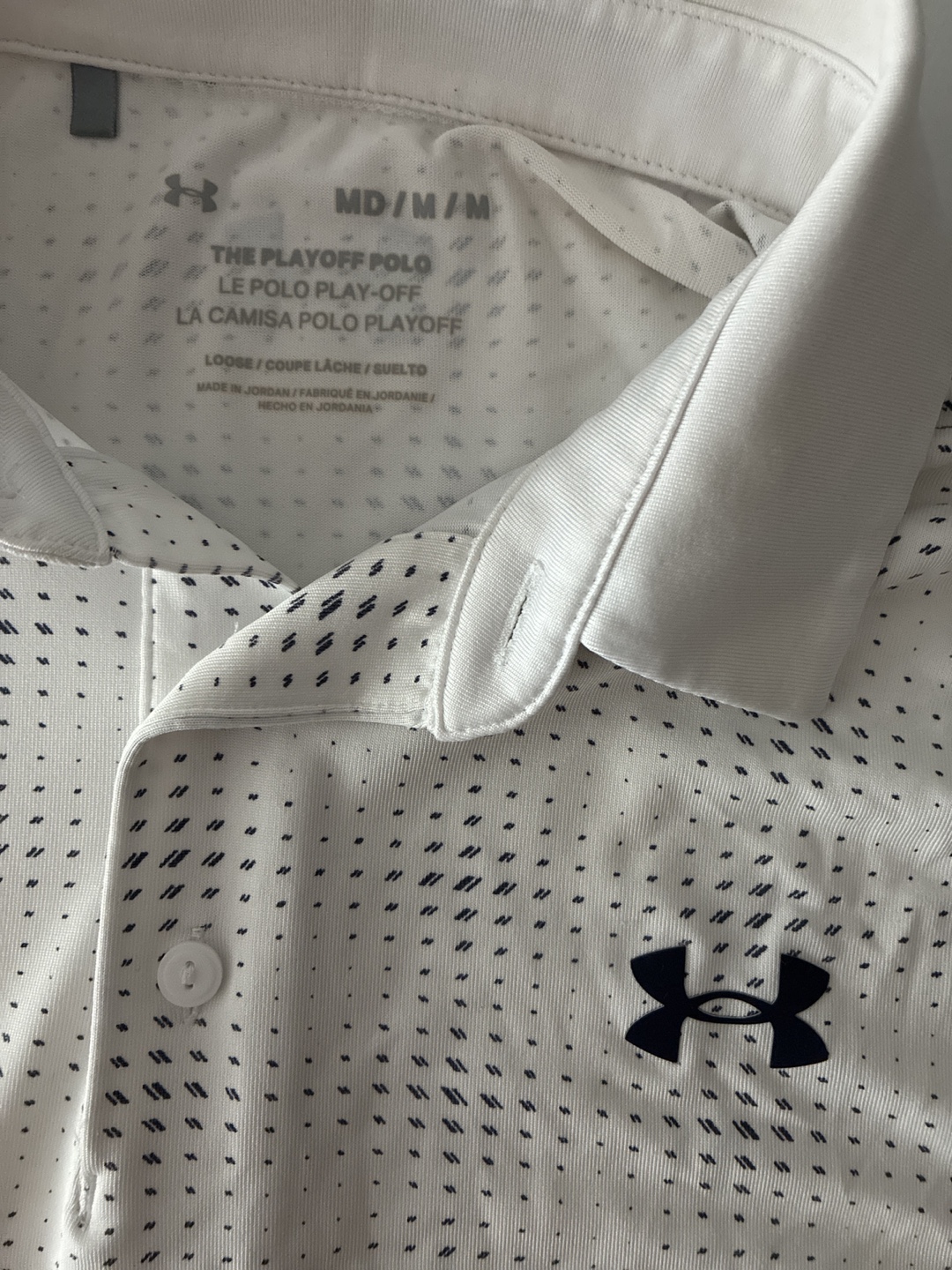 Under Armour Playoff Polo - White, Size M - photo 2