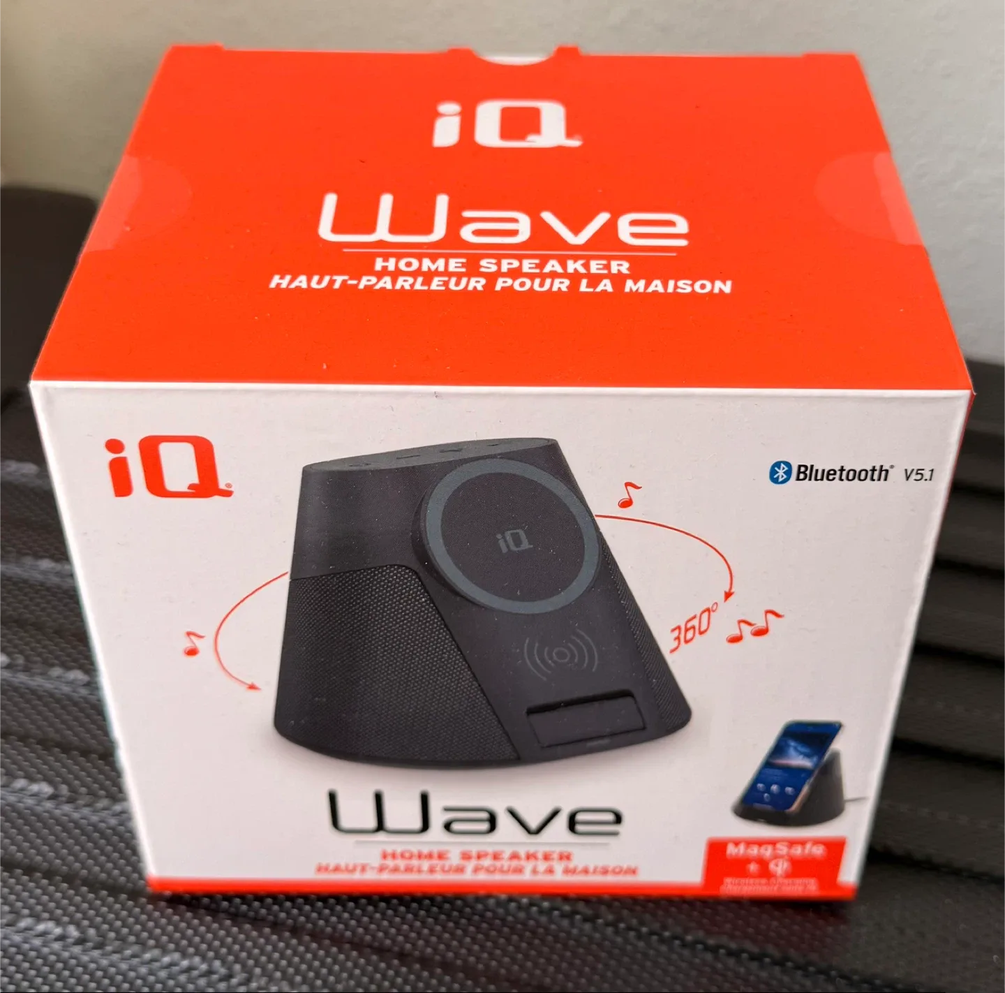 iQ Wave Home Speaker with MagSafe Wireless Charging - Brand NEW image indicator(2)