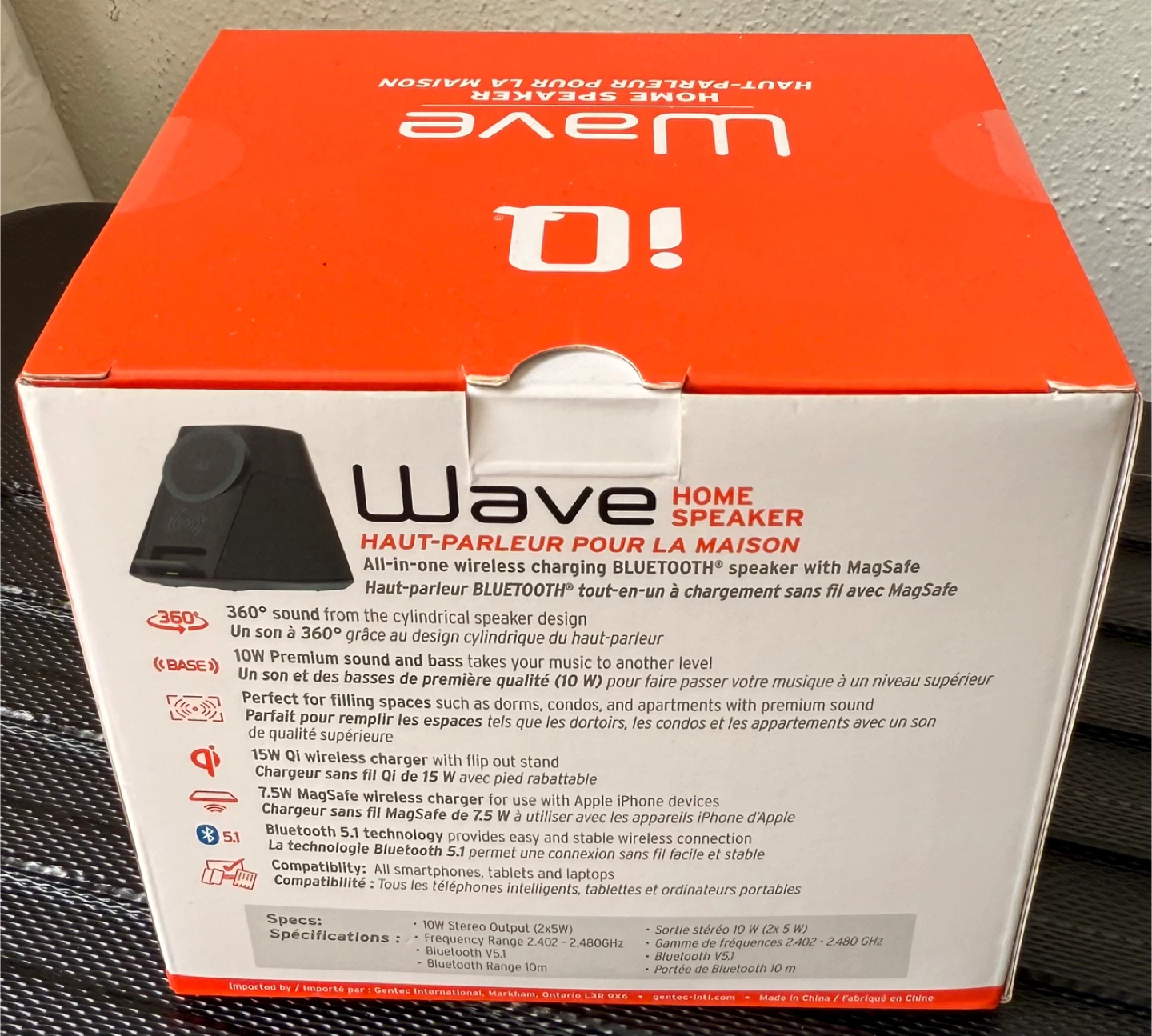 iQ Wave Home Speaker with MagSafe Wireless Charging - Brand NEW - photo 3