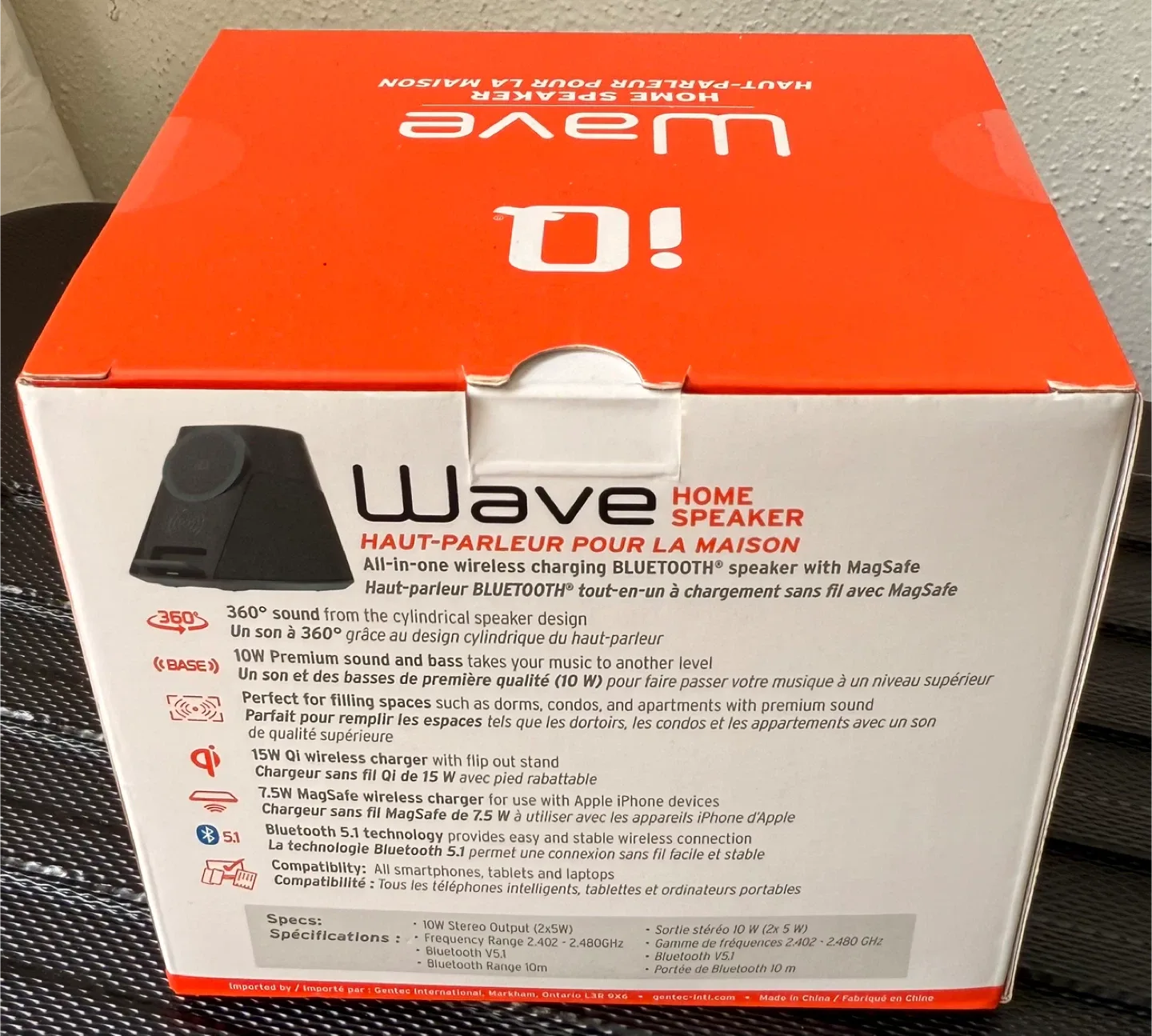 iQ Wave Home Speaker with MagSafe Wireless Charging - Brand NEW image indicator(3)